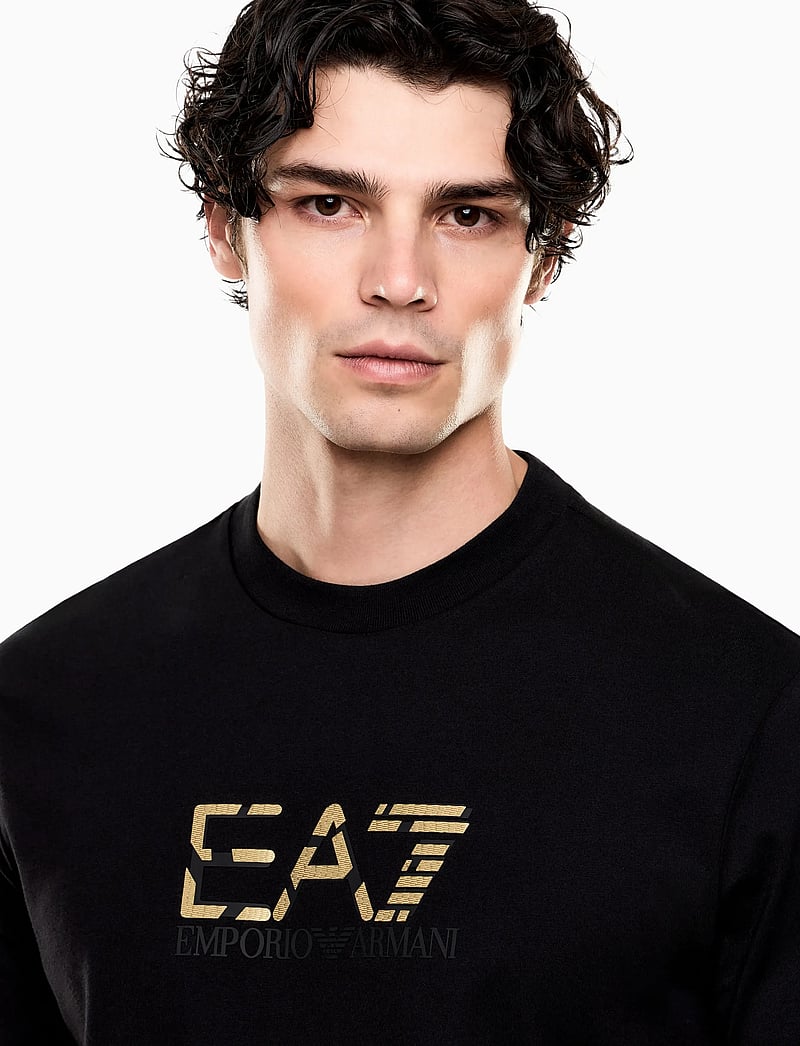 EA7 - T-SHIRT - kurzärmelig - black - 3