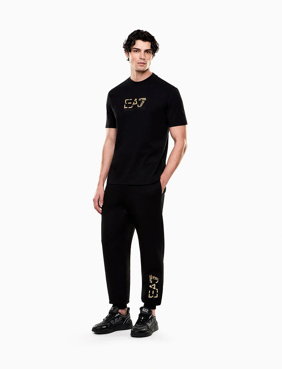 EA7 - T-SHIRT - kurzärmelig - black - 4