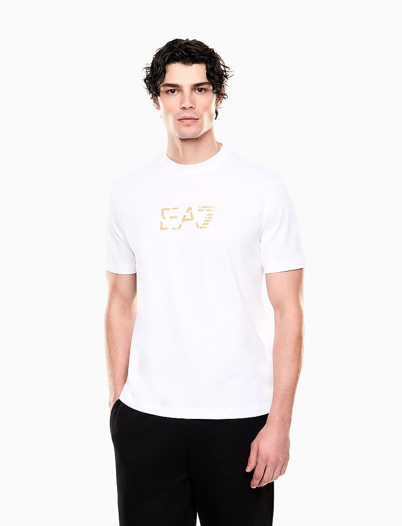 EA7 - T-SHIRT - kurzärmelig - white - 0