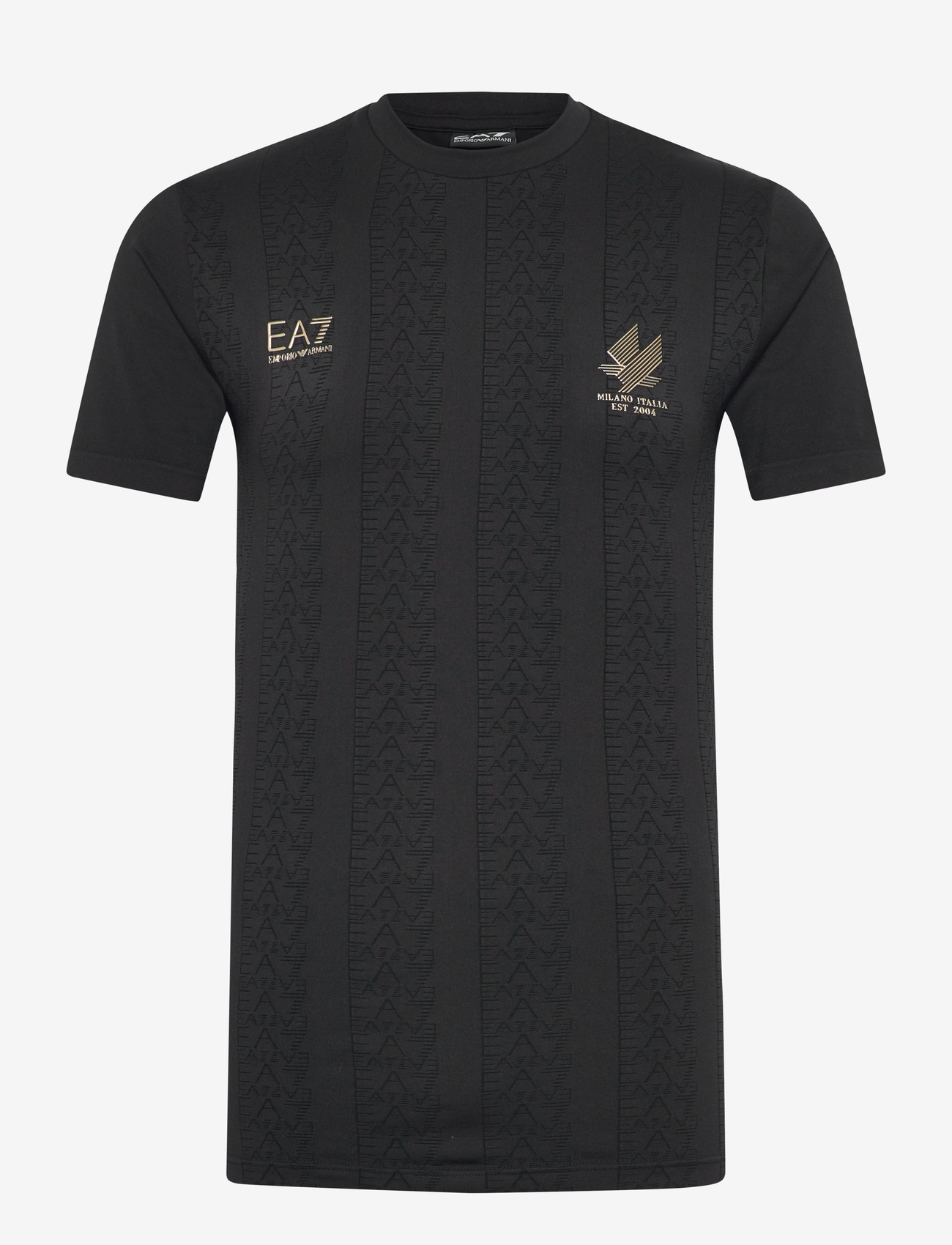 EA7 - T-SHIRT - lühikeste varrukatega t-särgid - black - 1