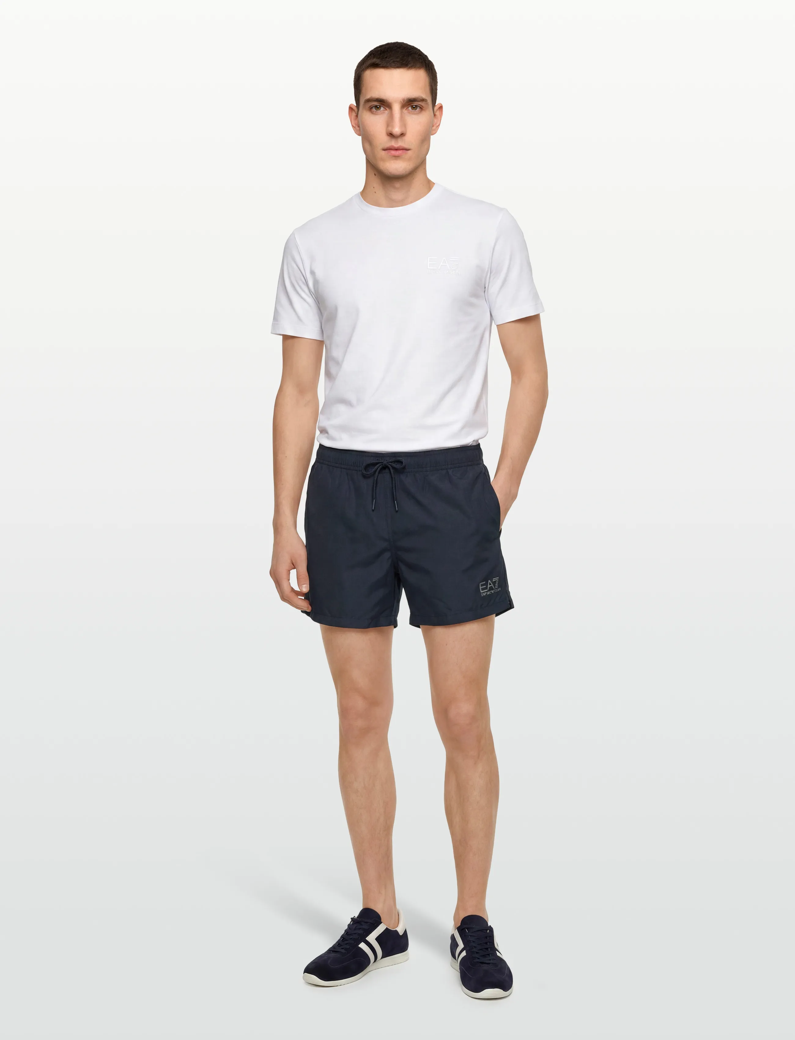 EA7 Boxer Beachwear, M, Navy, Badetøj > Shorts, Herre