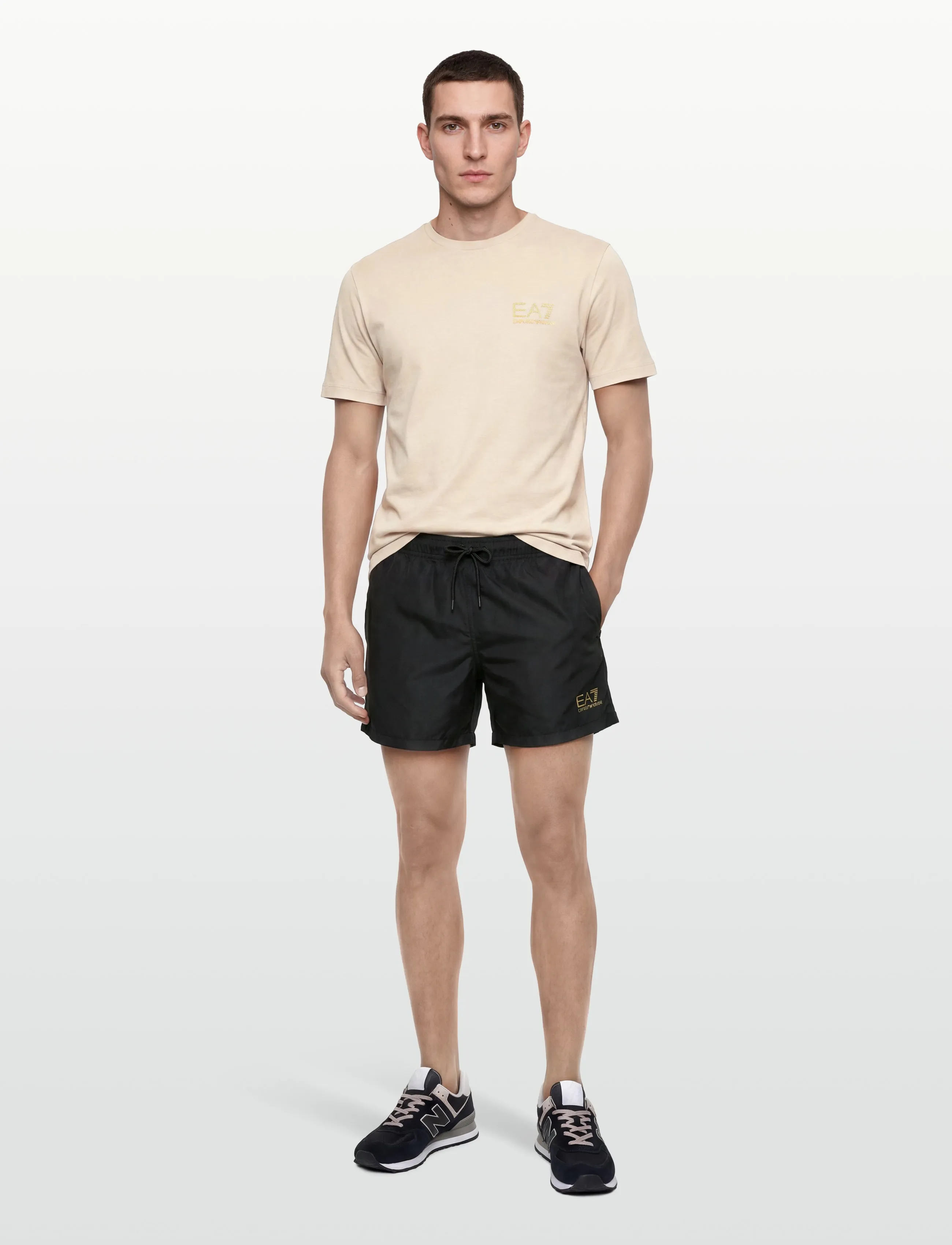 EA7 Boxer Beachwear, L, Black, Badetøj > Shorts, Herre