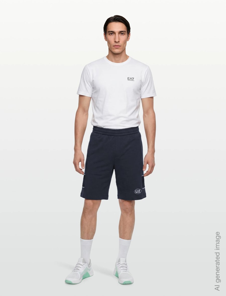 EA7 - SHORTS - sweatshorts - armani blue - 0