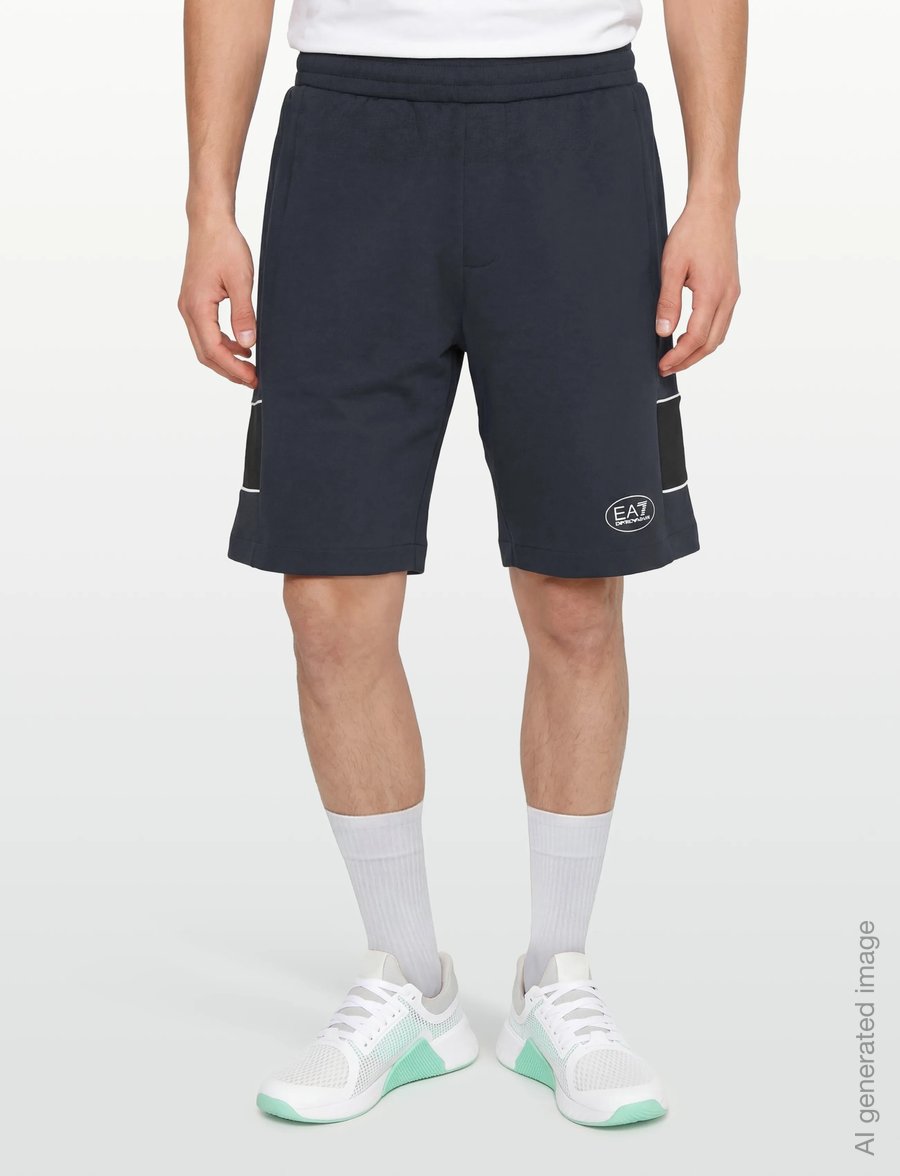 EA7 - SHORTS - sweatshorts - armani blue - 5