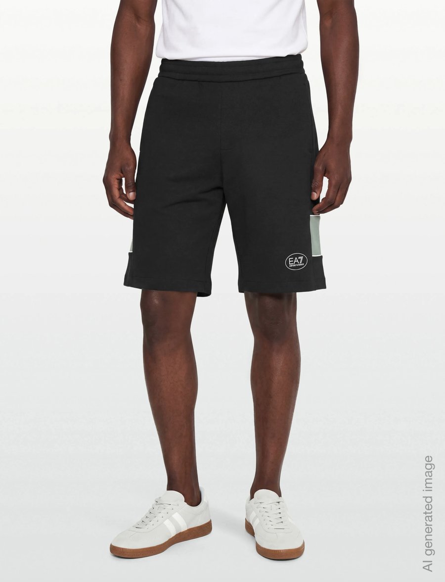EA7 - SHORTS - sweatshorts - black - 5