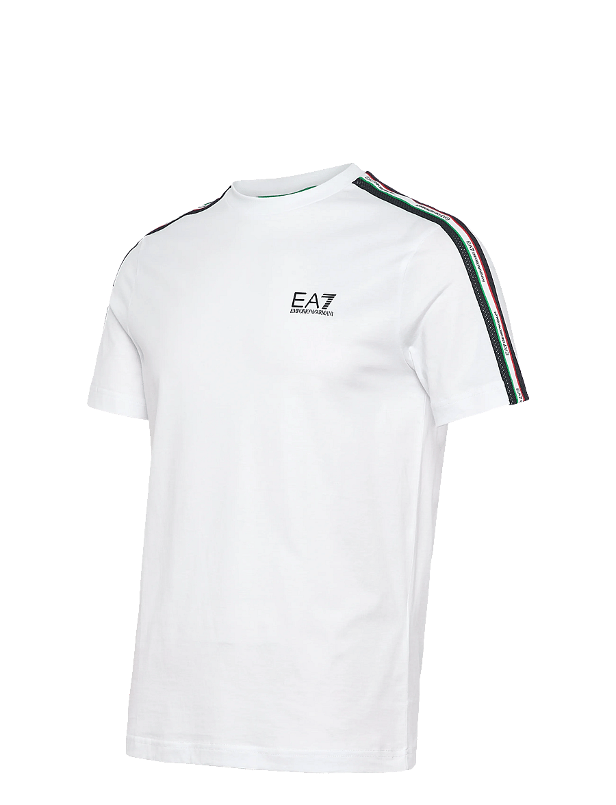 EA7 - T-SHIRT - kurzärmelige t-shirts - white - 3