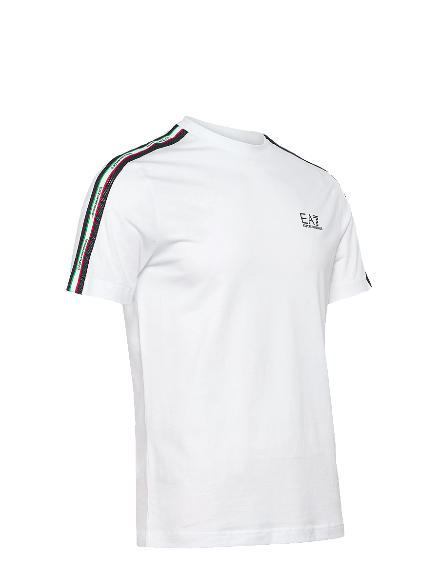 EA7 - T-SHIRT - kurzärmelige t-shirts - white - 4