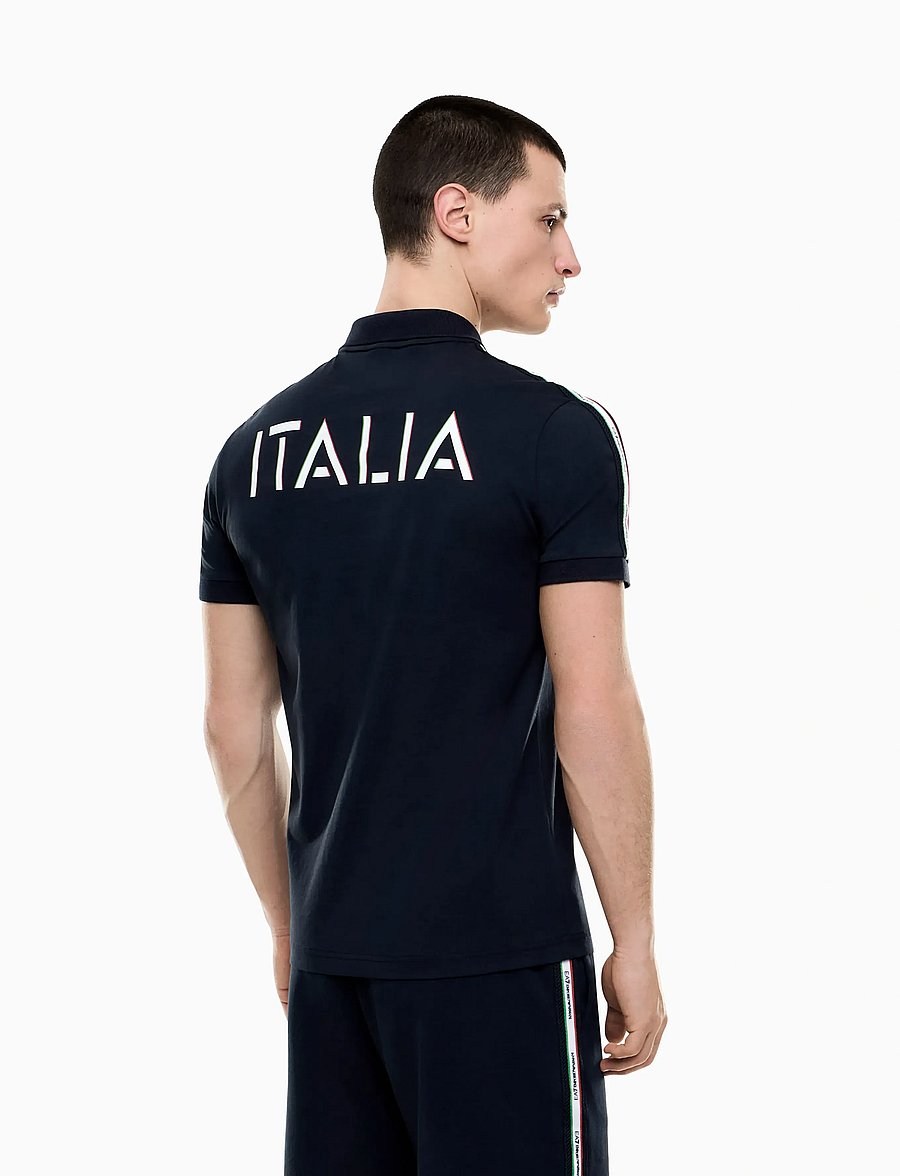 EA7 - POLO SHIRT - lühikeste varrukatega polod - armani blue - 5