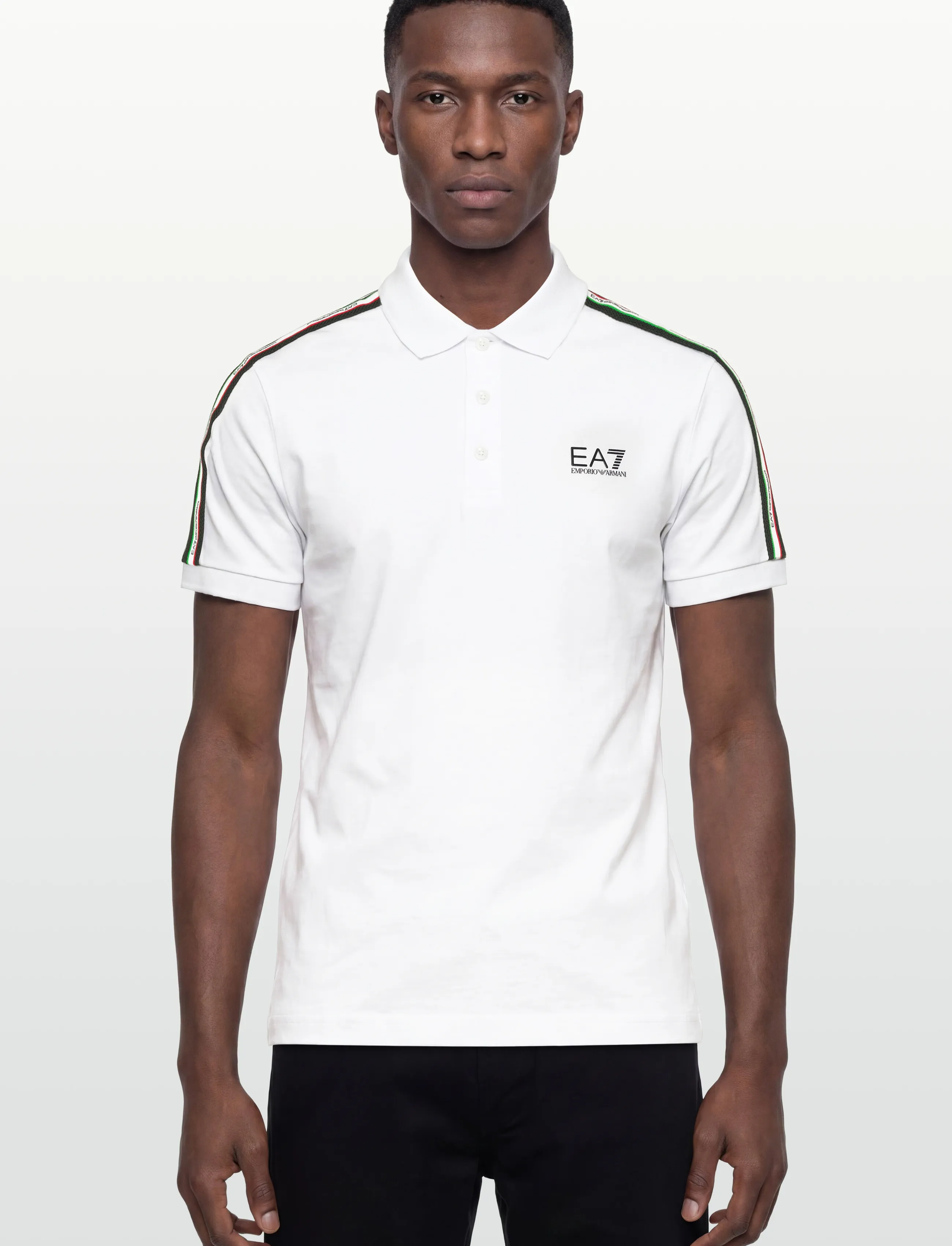 EA7 - POLO SHIRT - short-sleeved polos - white - 3