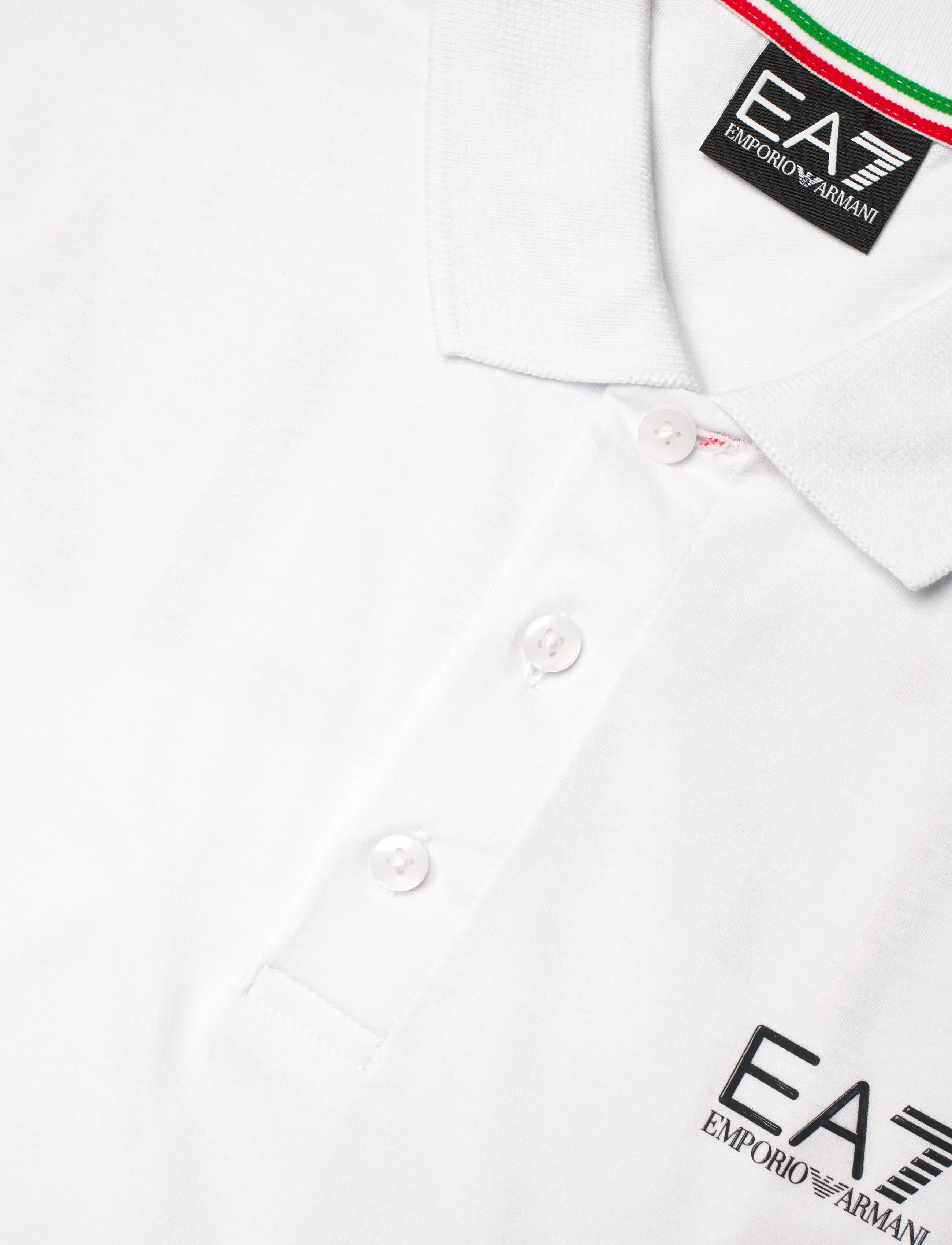 EA7 - POLO SHIRT - short-sleeved polos - white - 5