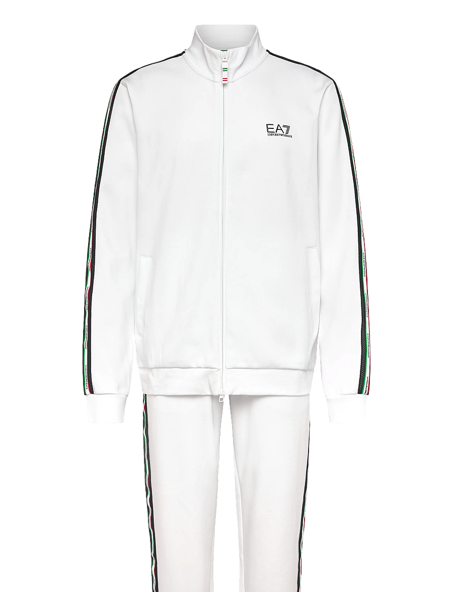 EA7 - TRACKSUIT - tracksuits - white - 0