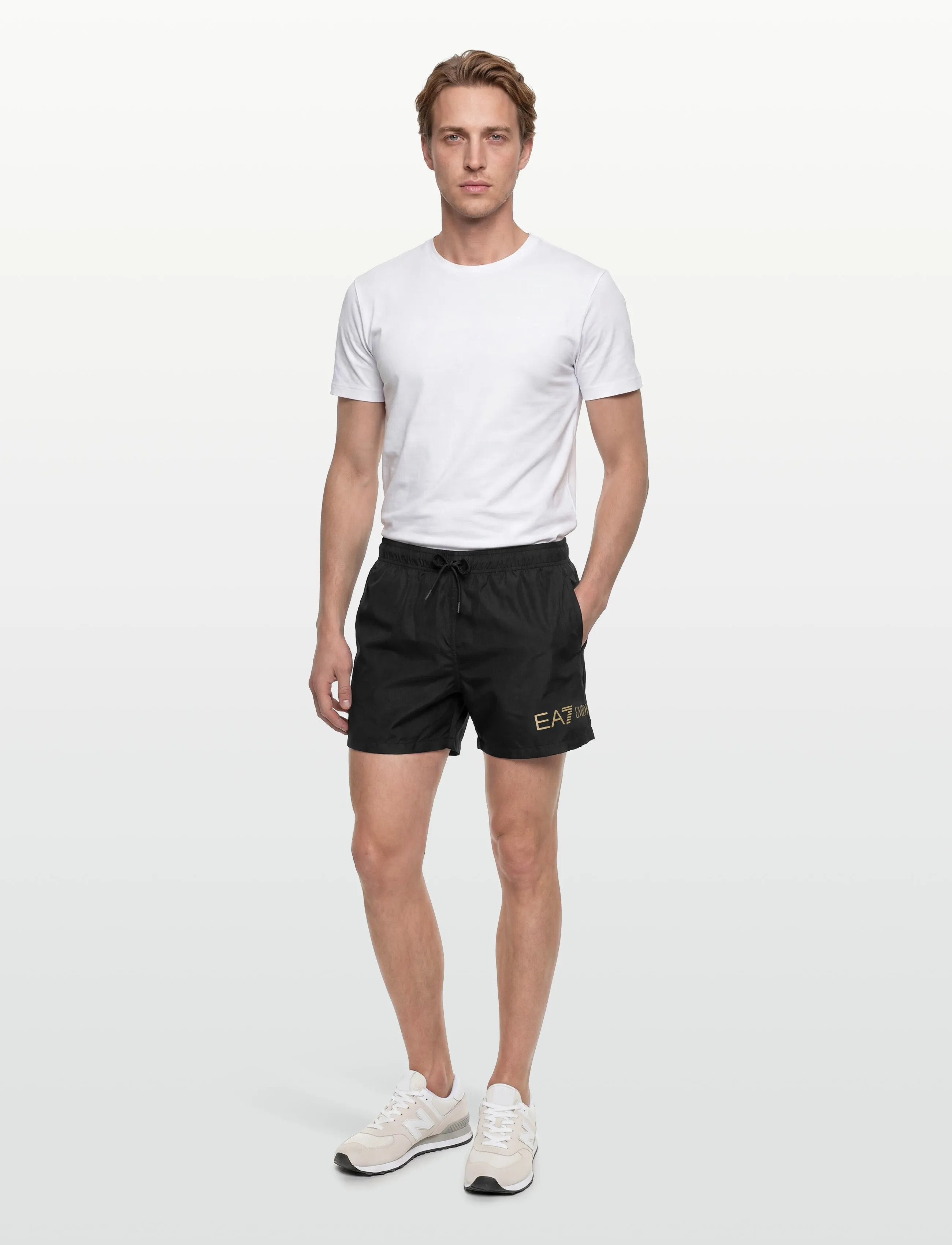 EA7 Swimming Trunk Active, L, Bademode, Schwarz - Shorts, Männerswear