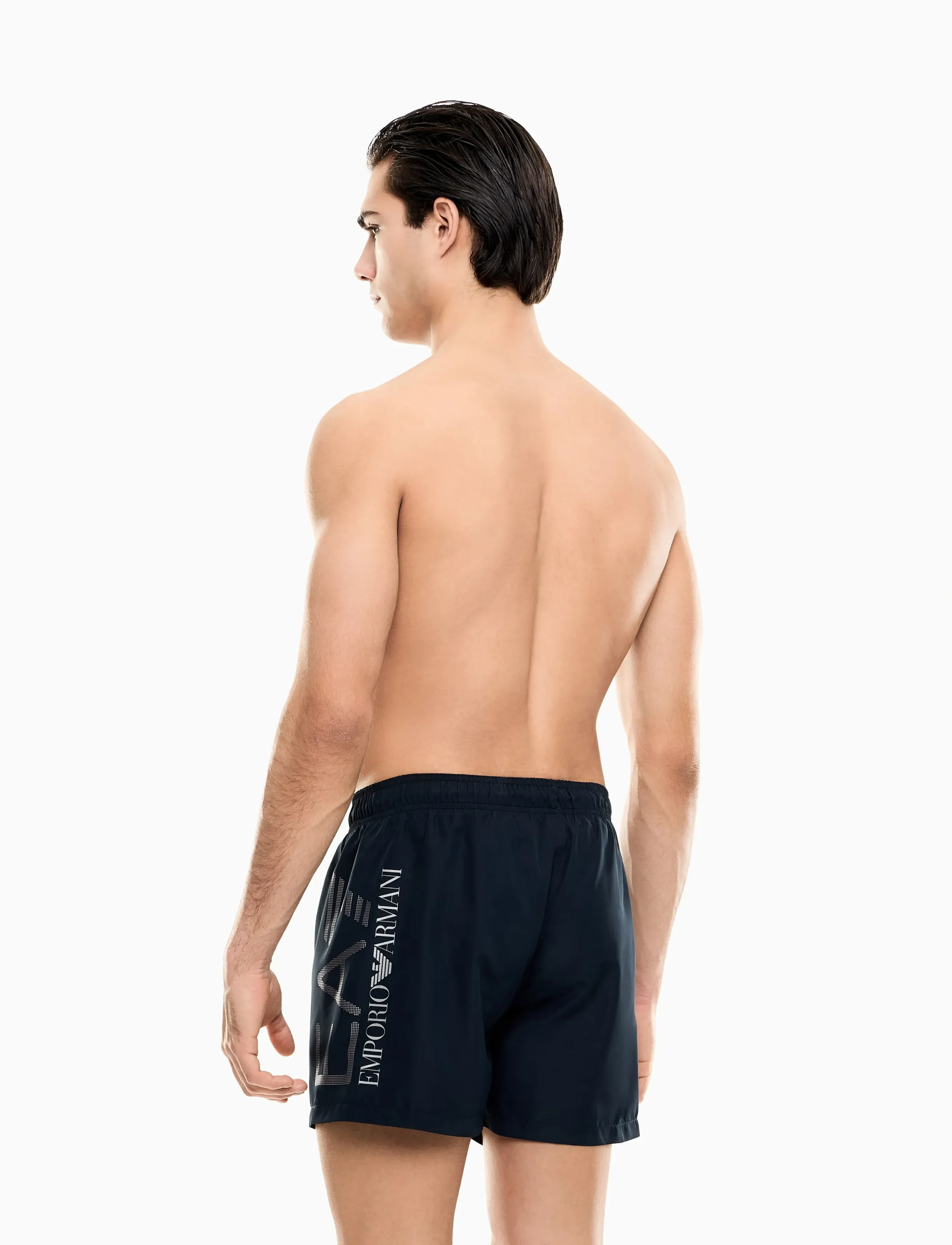 EA7 - SWIMMING TRUNK ACTIVE - badeshorts - armani blue/silver - 2