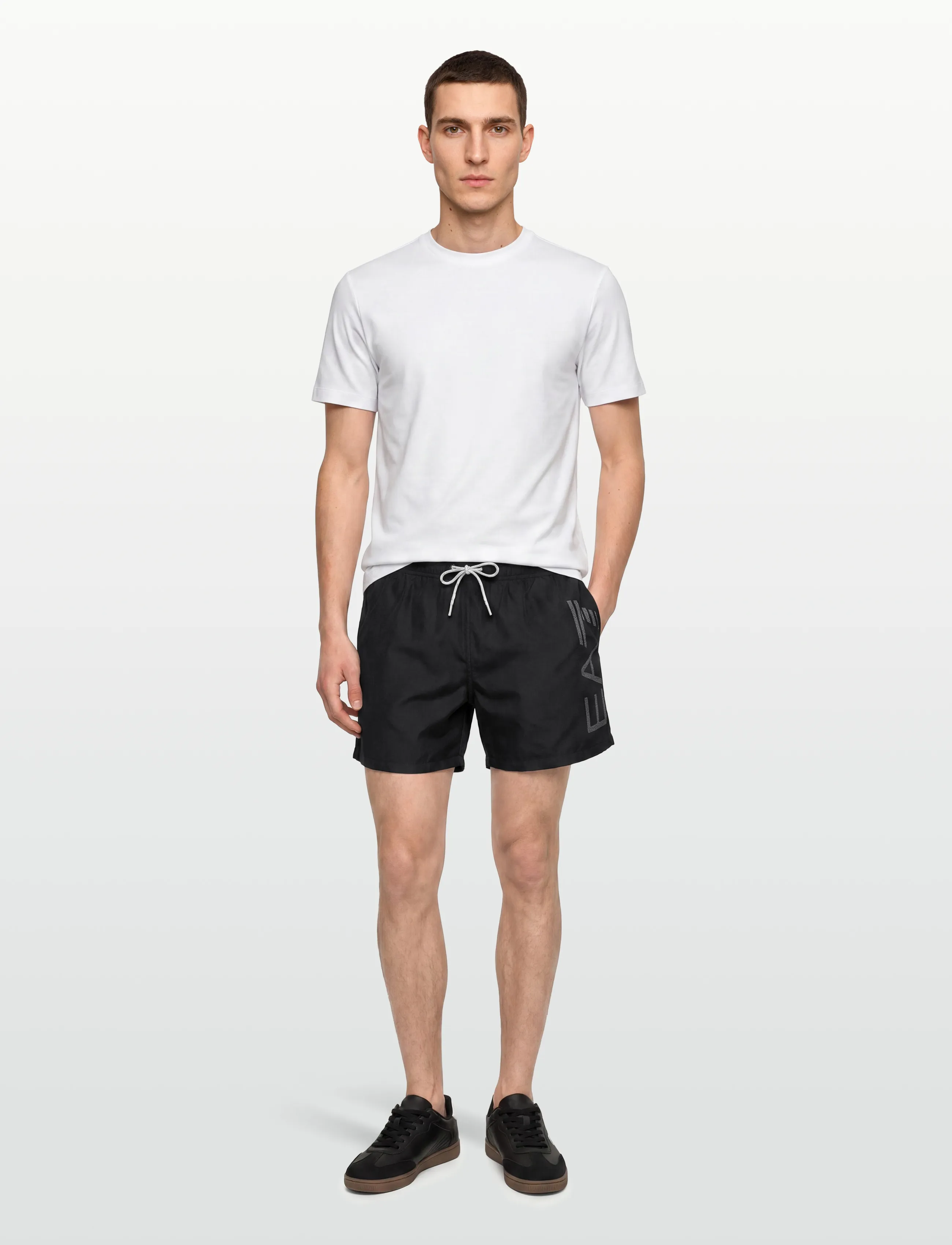 EA7 Swimming Trunk Active, Mænd, Aktive Badeshorts, Sort, Str: XS