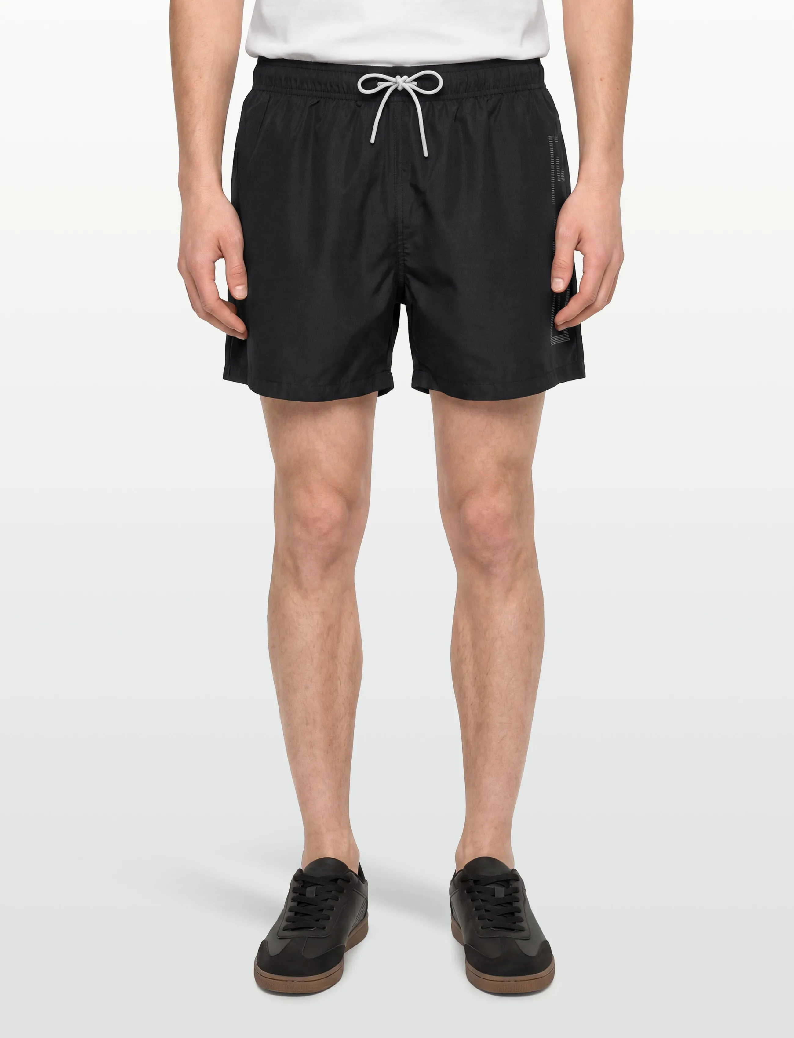 EA7 - SWIMMING TRUNK ACTIVE - badeshorts - black/silver - 4