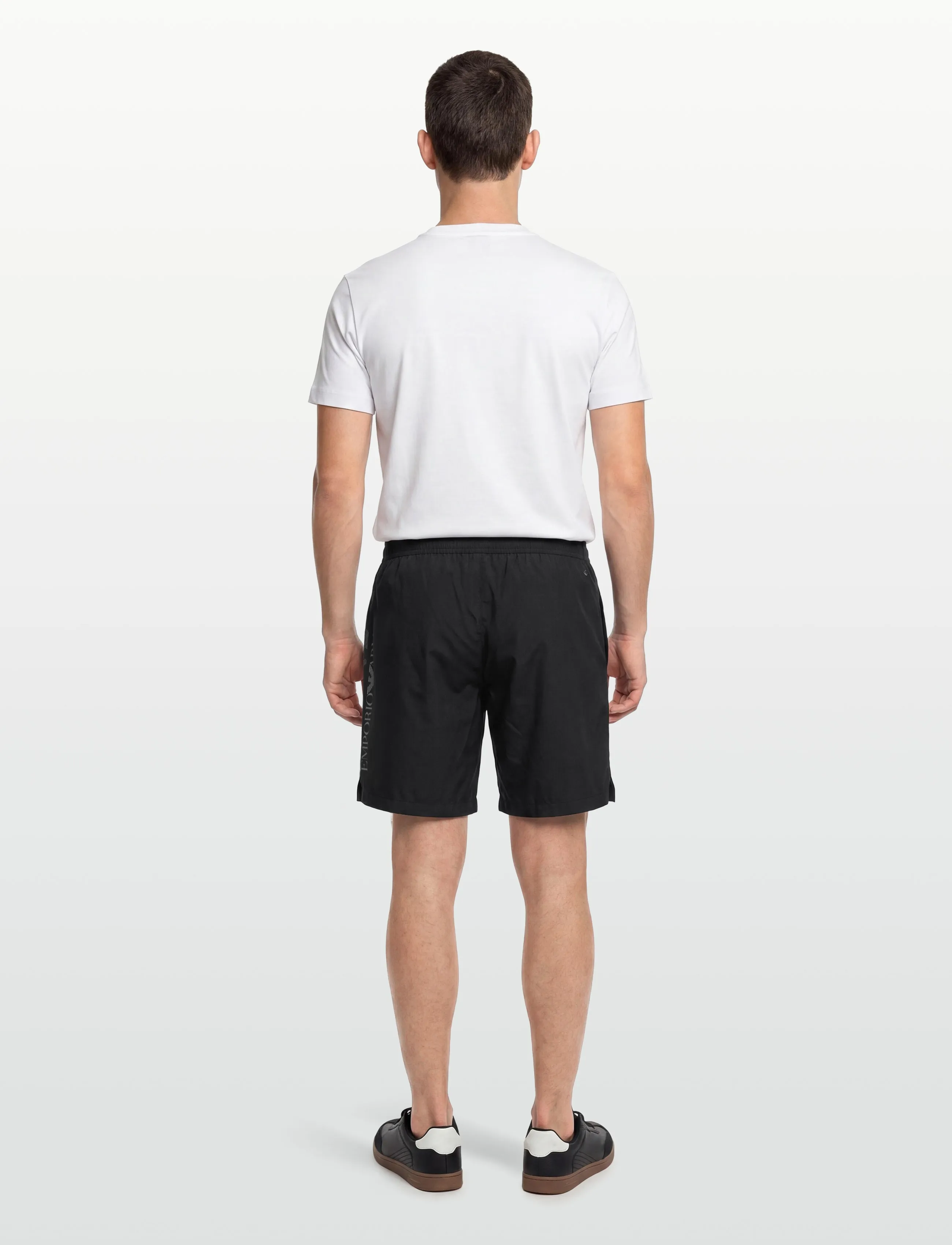 EA7 - SWIMMING TRUNK ACTIVE - swim shorts - black/silver - 5