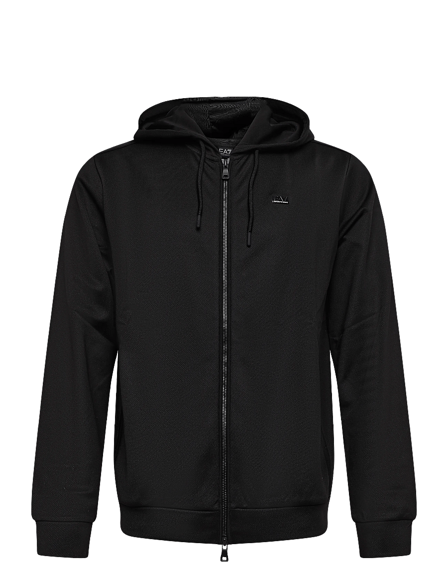 EA7 - SWEATSHIRT - kapuzenpullover - black - 0