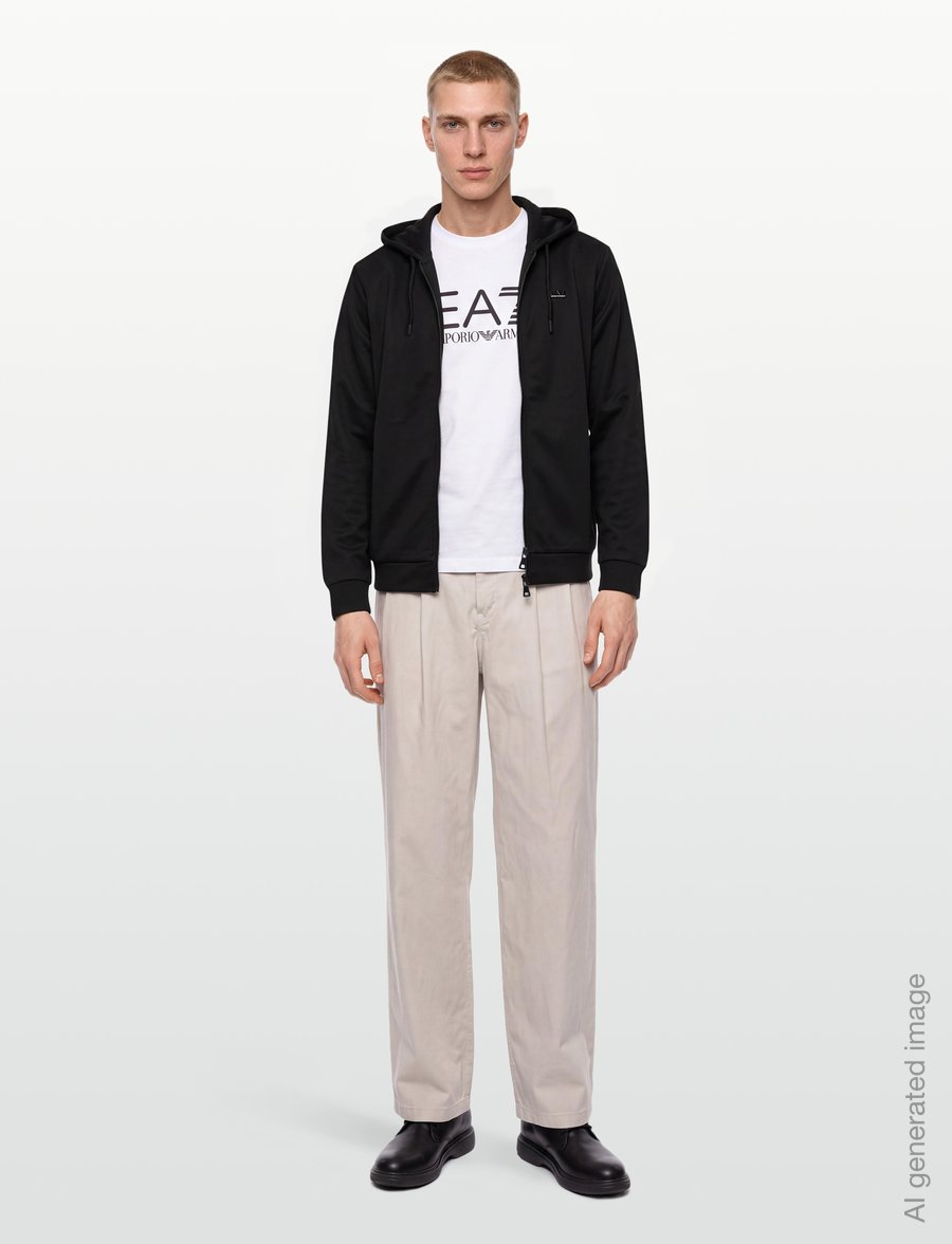 EA7 - SWEATSHIRT - hoodies - black - 0