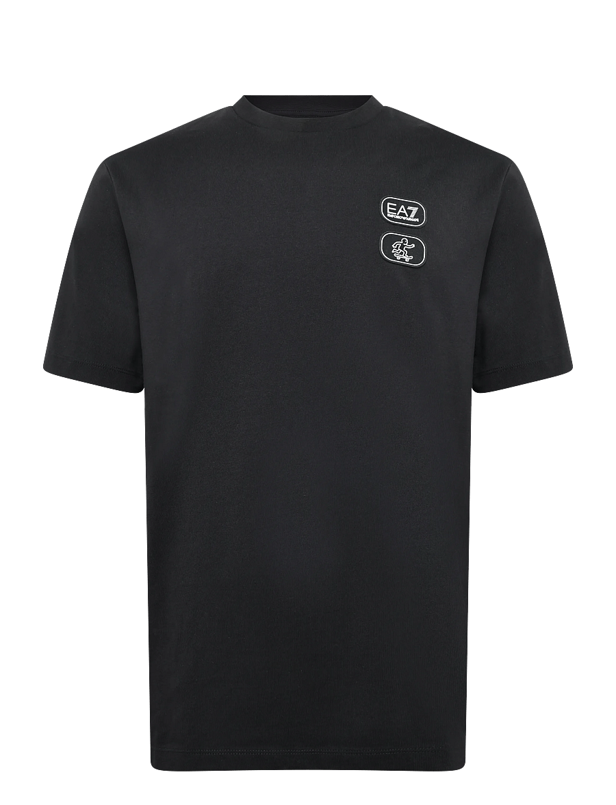 EA7 - T-SHIRT - short-sleeved t-shirts - black - 0
