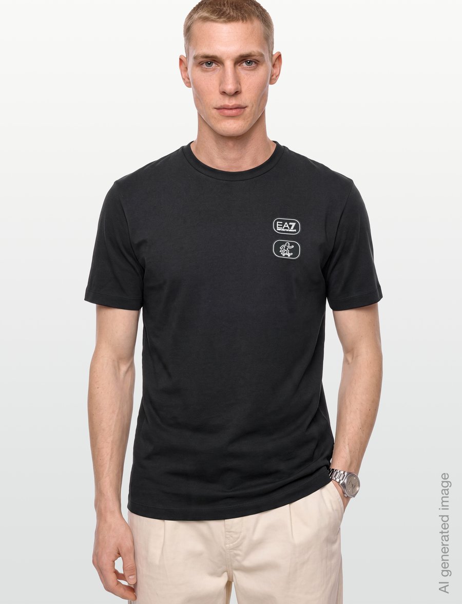 EA7 - T-SHIRT - kortærmede t-shirts - black - 3