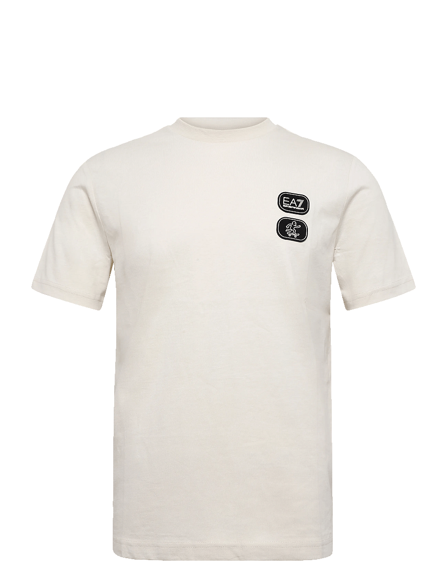 EA7 - T-SHIRT - kortærmede t-shirts - almond milk - 0