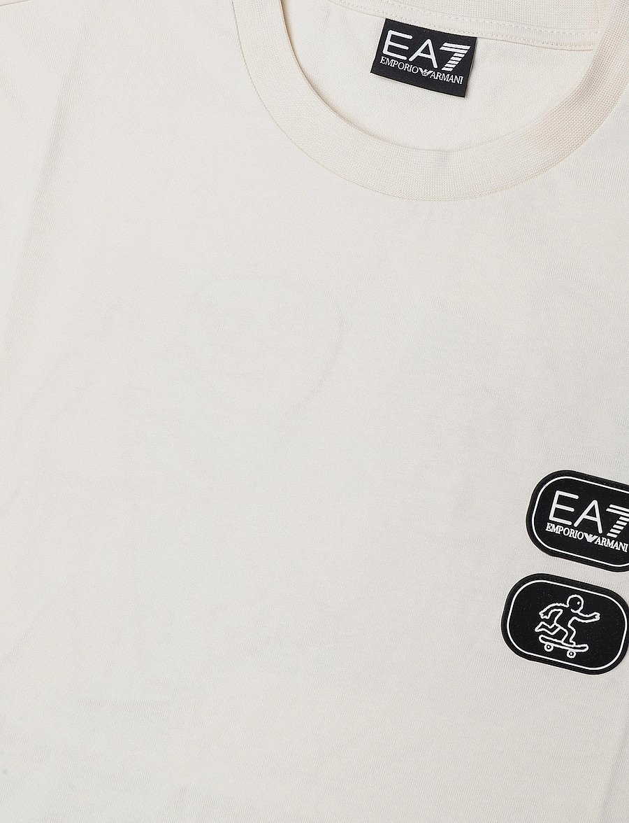 EA7 - T-SHIRT - kortærmede t-shirts - almond milk - 2