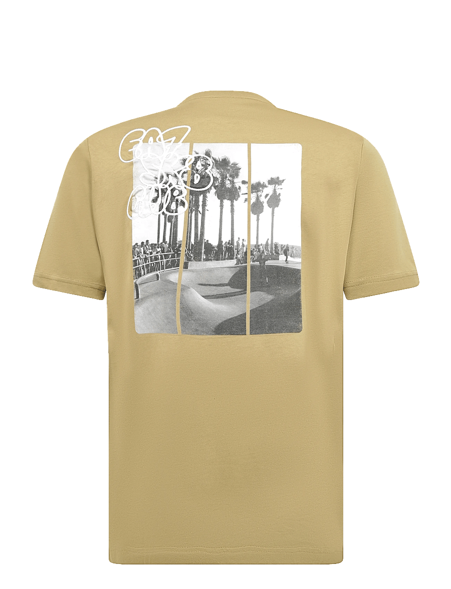EA7 - T-SHIRT - kortærmede t-shirts - antique bronze - 1