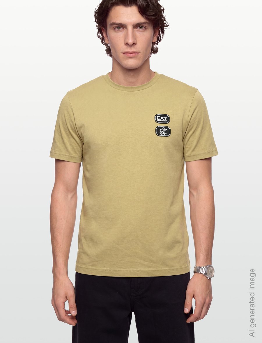 EA7 - T-SHIRT - t-krekli ar īsām piedurknēm - antique bronze - 3