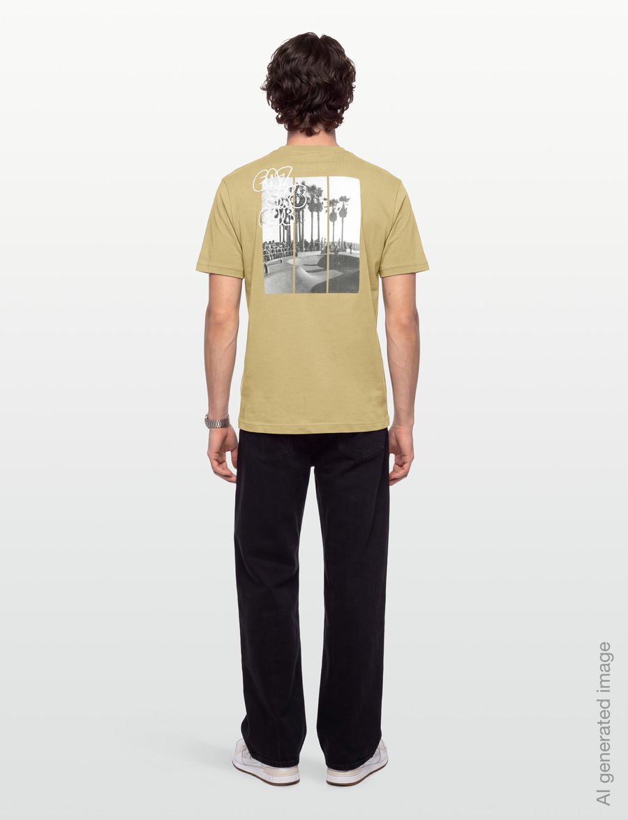 EA7 - T-SHIRT - t-krekli ar īsām piedurknēm - antique bronze - 4