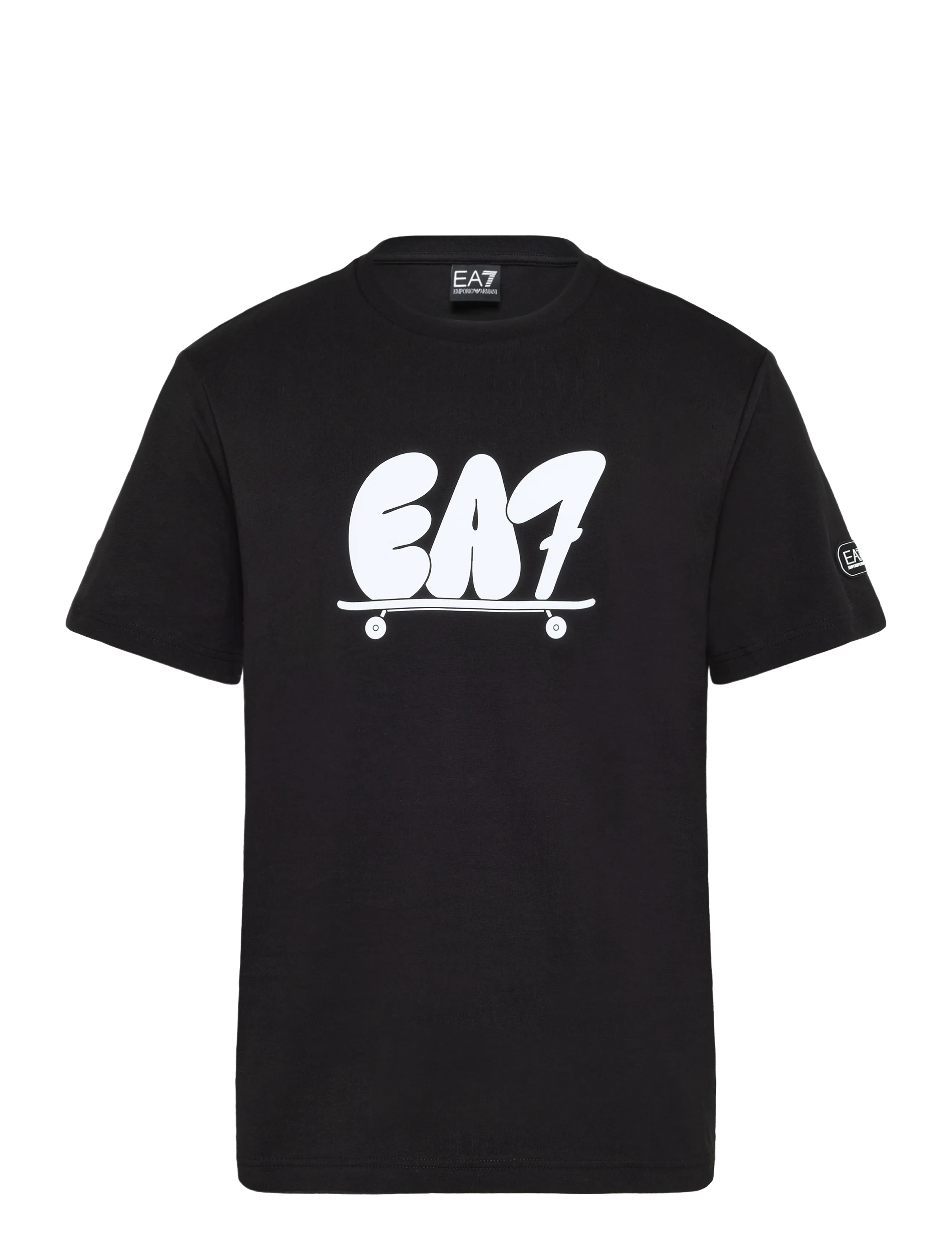 EA7 T-SHIRT - T-shirts - BLACK / black