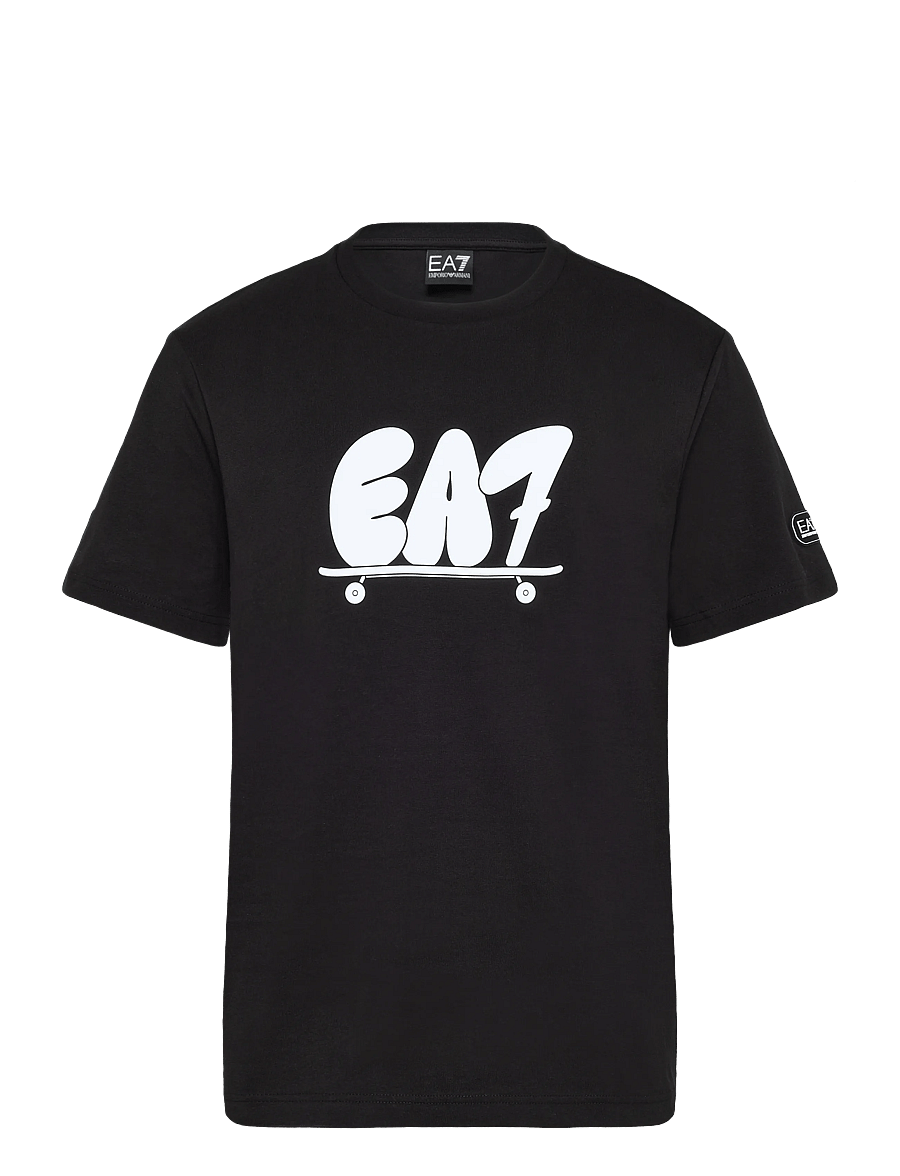 EA7 - T-SHIRT - short-sleeved t-shirts - black - 0
