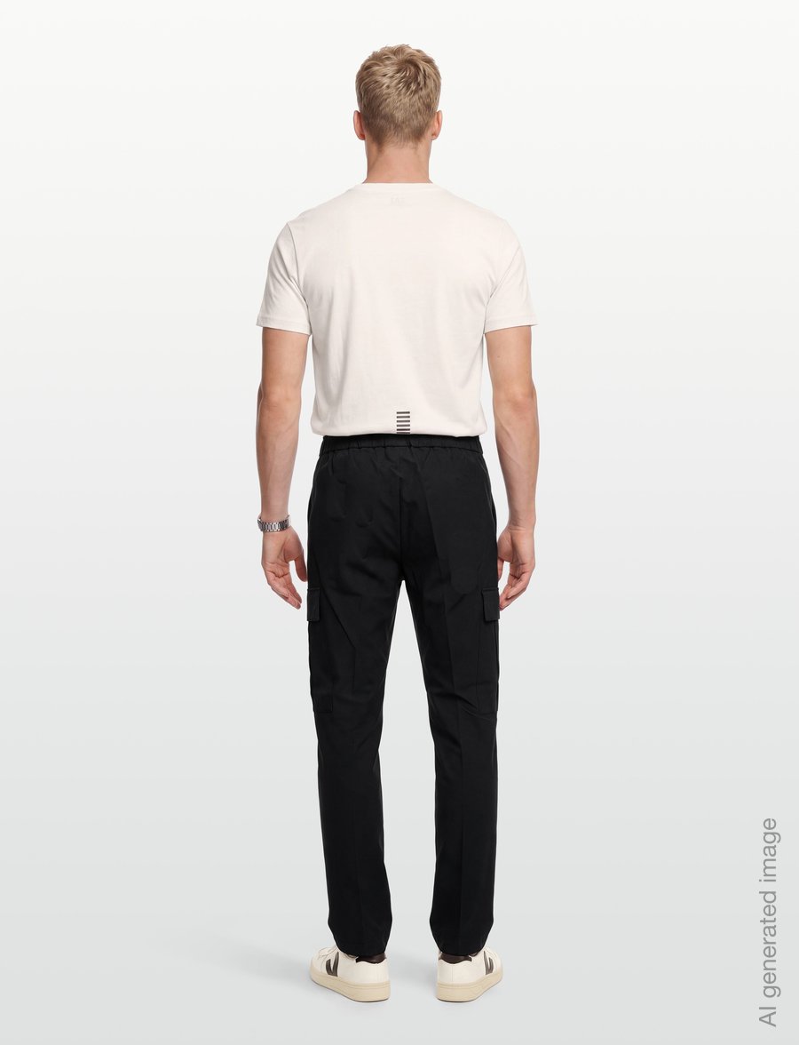 EA7 - TROUSER - cargo bikses - black - 4