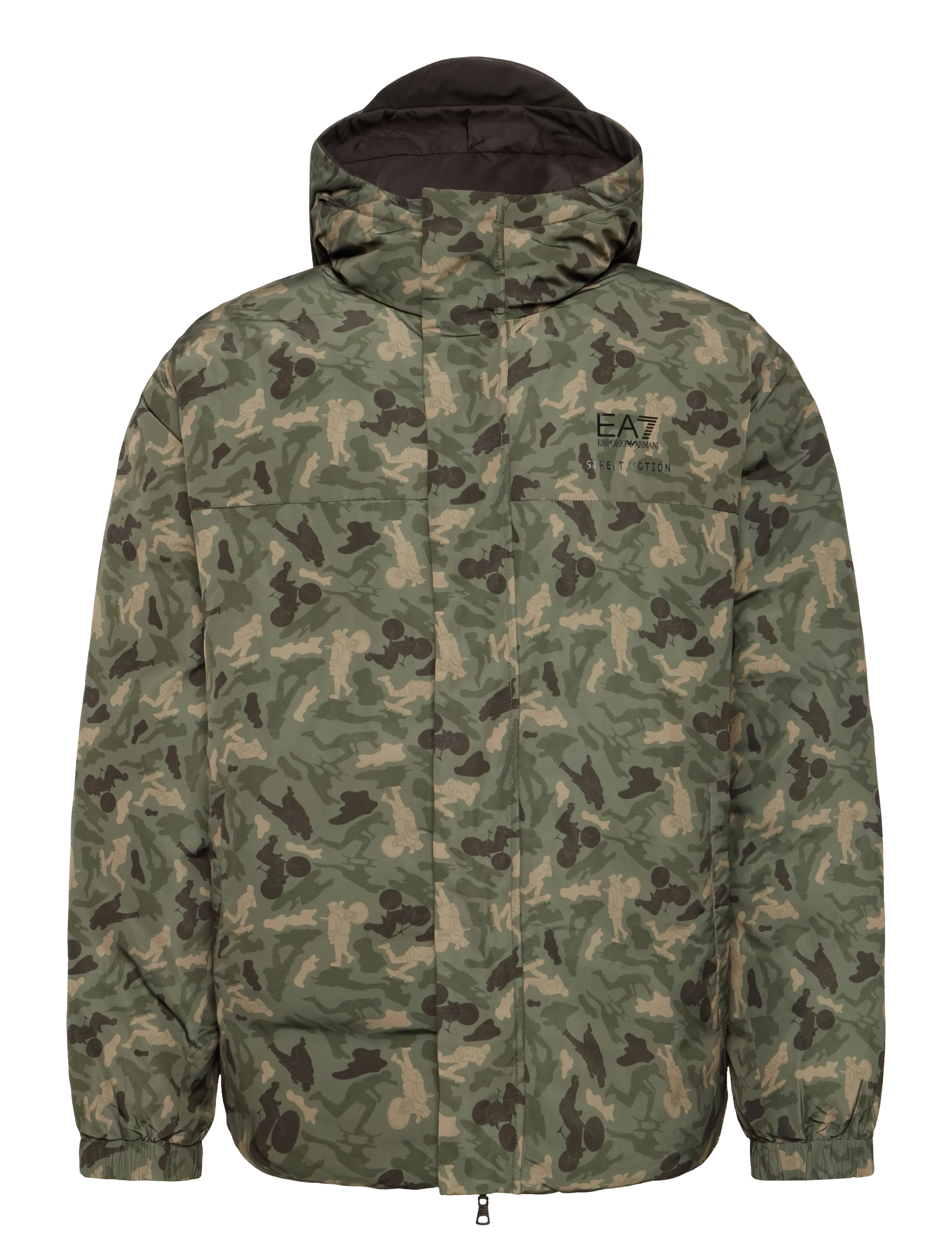 EA7 BLOUSON JACKET - Kläder - GREEN FANCY CAMOU / khaki/green