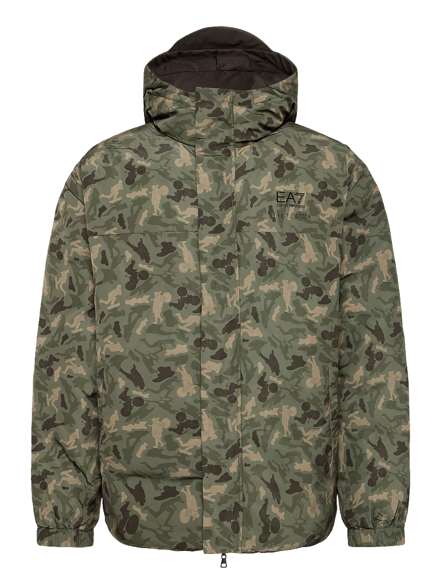 EA7 - BLOUSON JACKET - vinterjackor - green fancy camou - 0