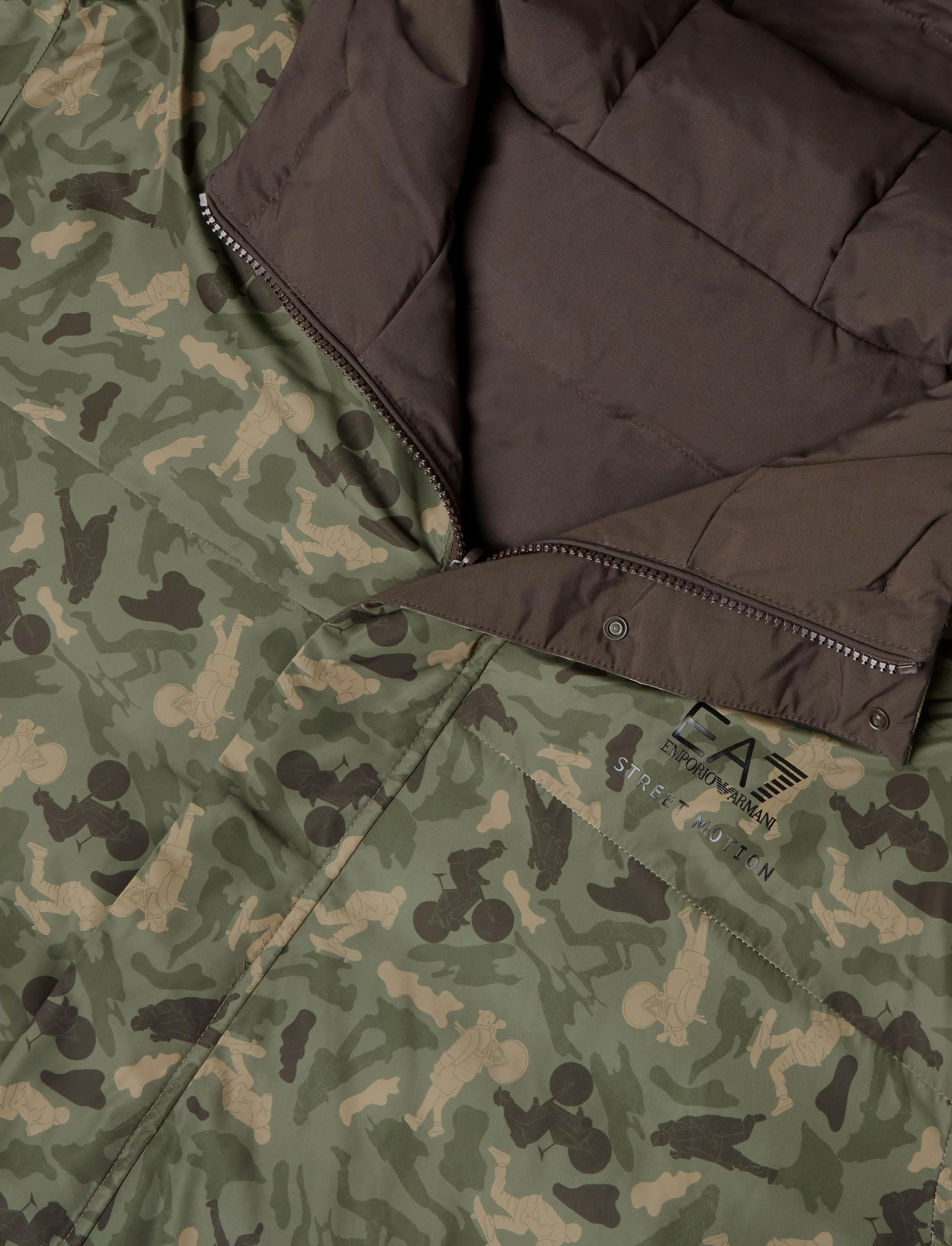 EA7 - BLOUSON JACKET - vinterjackor - green fancy camou - 2