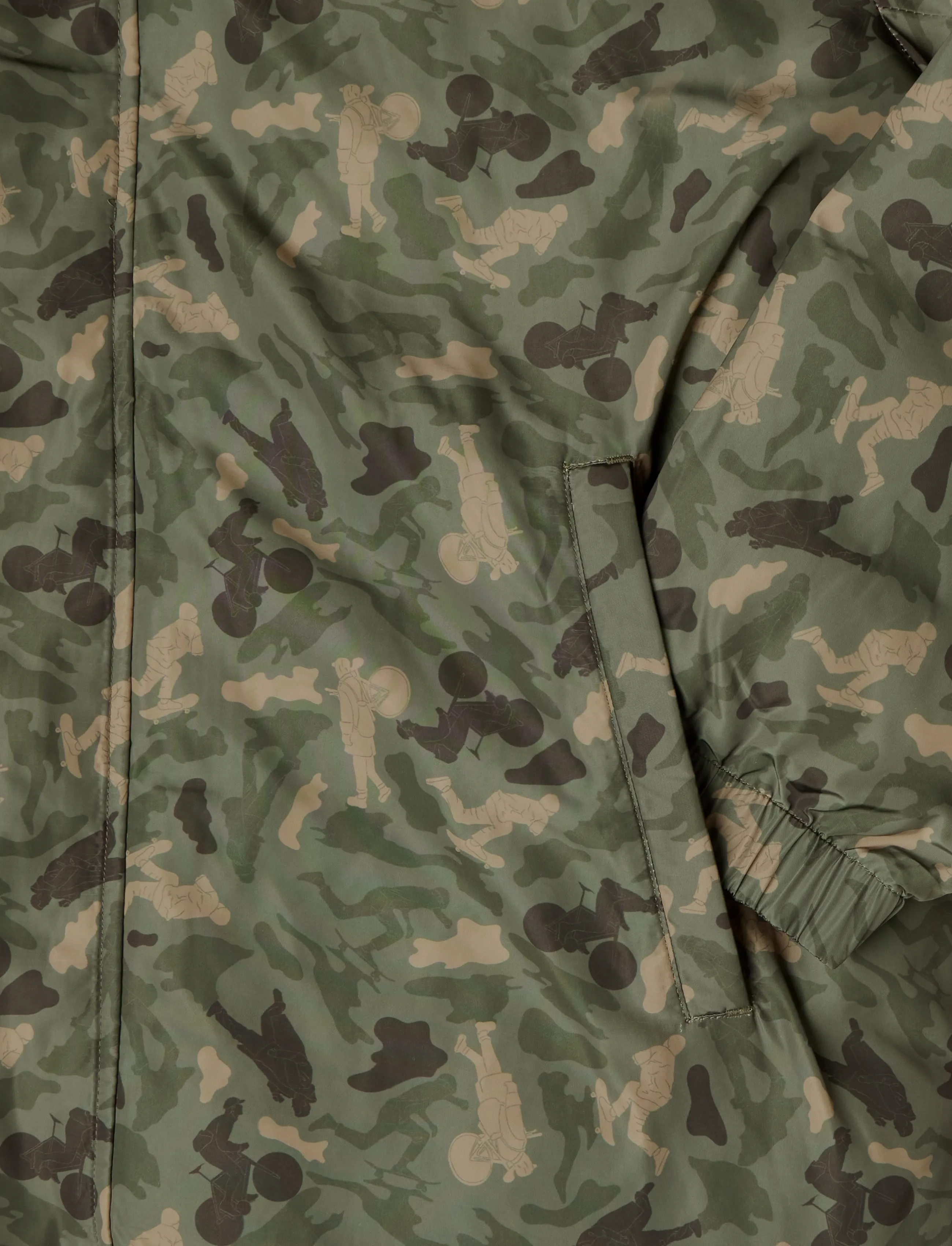 EA7 - BLOUSON JACKET - vinterjackor - green fancy camou - 3