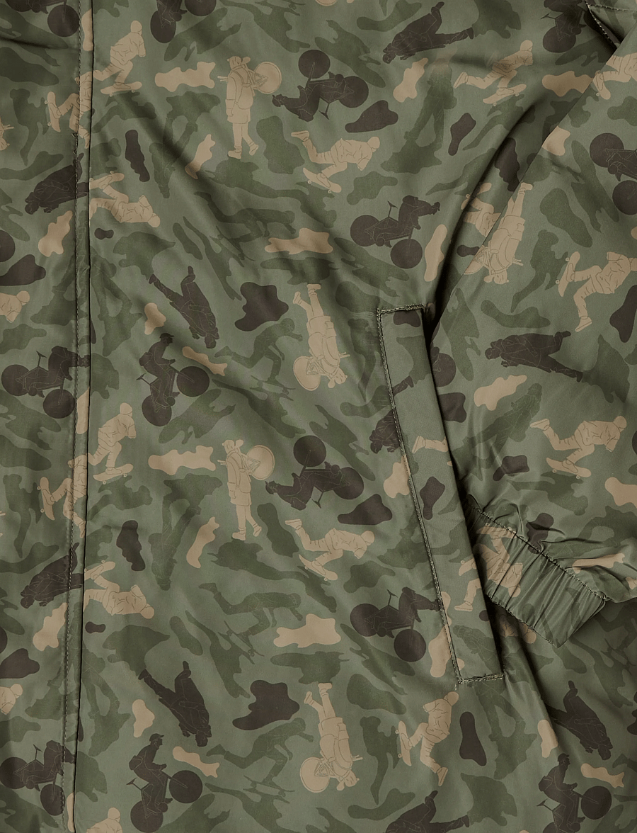 EA7 - BLOUSON JACKET - vinterjackor - green fancy camou - 3