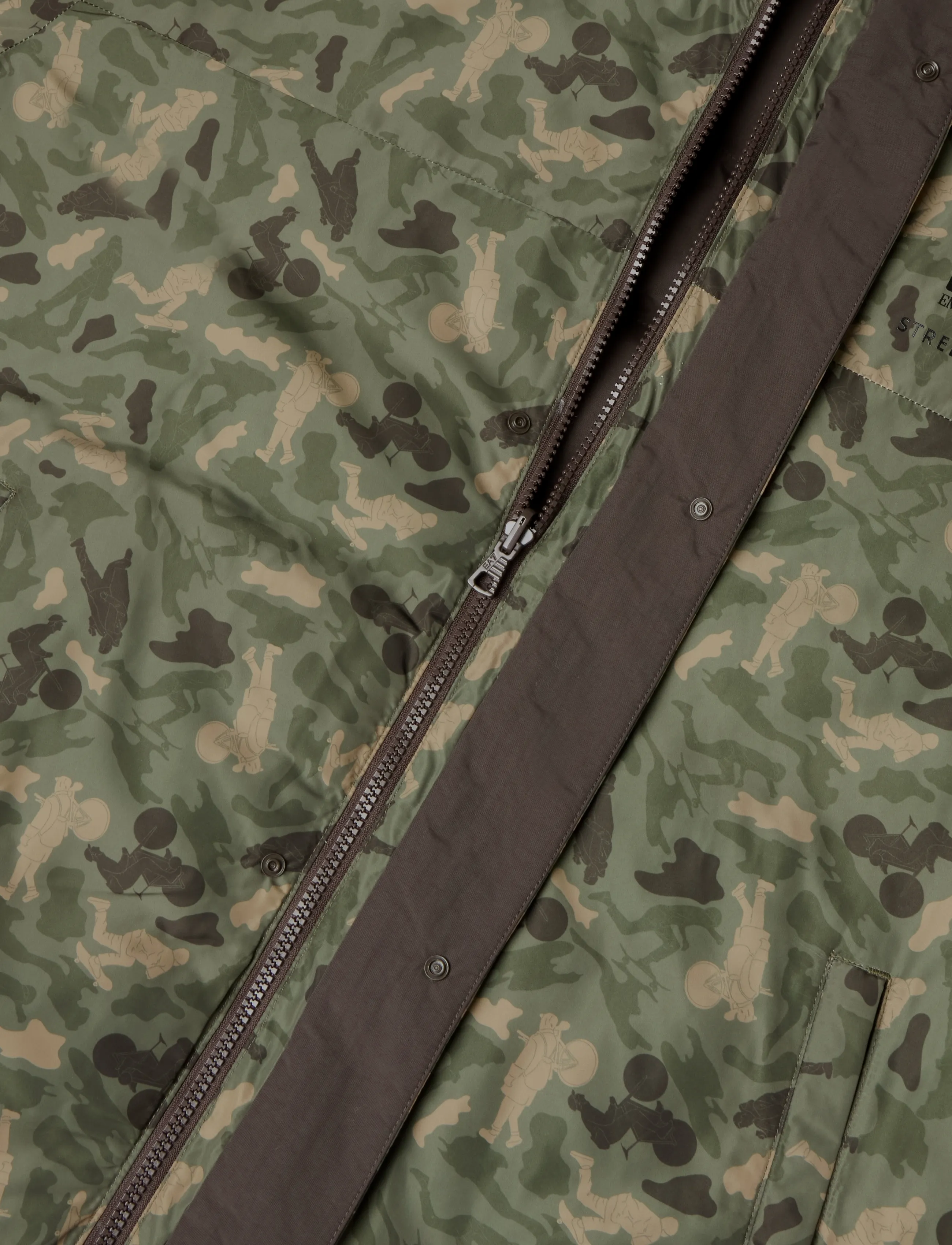 EA7 - BLOUSON JACKET - vinterjackor - green fancy camou - 4