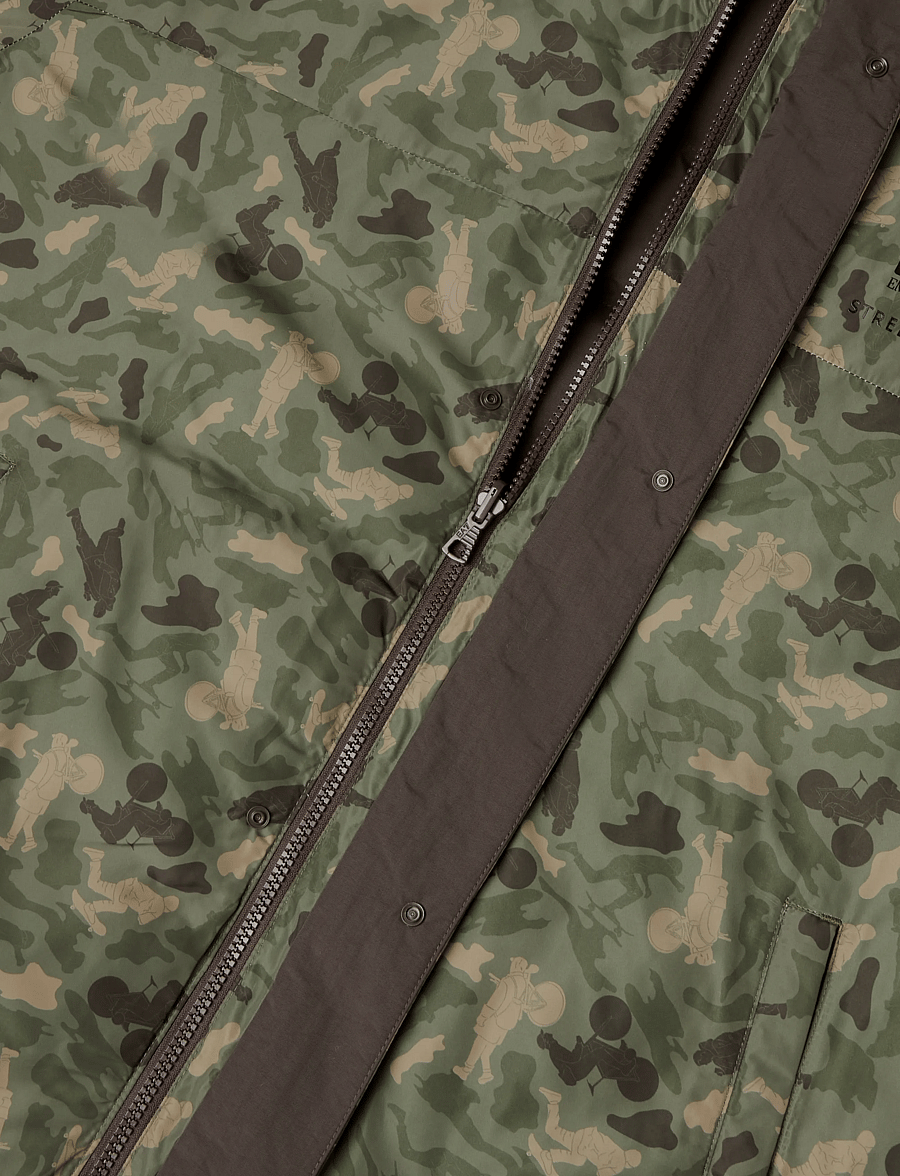 EA7 - BLOUSON JACKET - vinterjackor - green fancy camou - 4