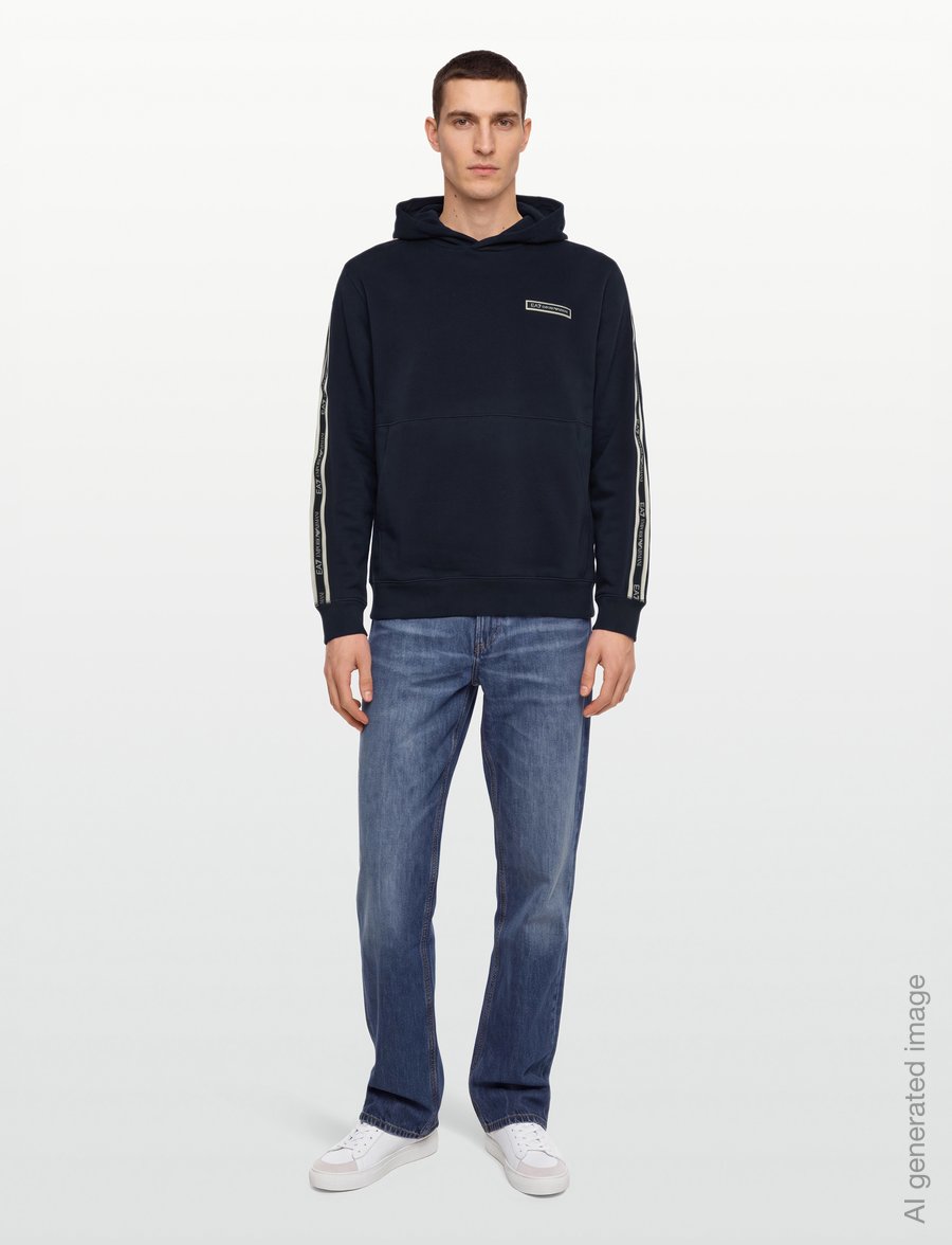 EA7 - SWEATSHIRT - kapuzenpullover - armani blue - 0