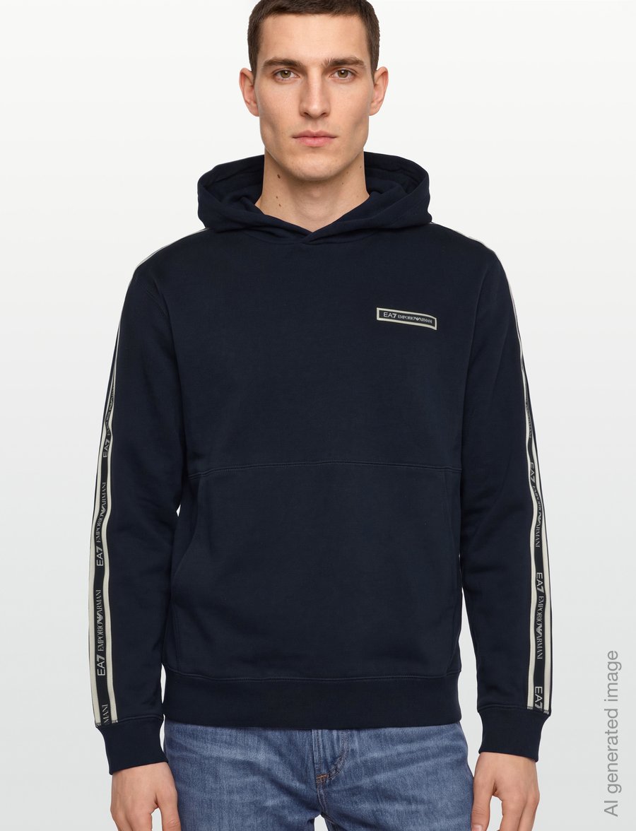 EA7 - SWEATSHIRT - kapuzenpullover - armani blue - 3