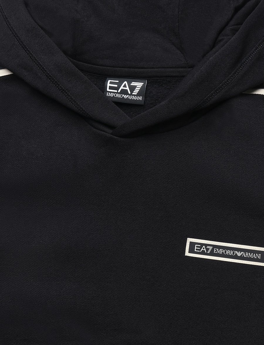 EA7 - SWEATSHIRT - kapuutsiga pusad - black - 2