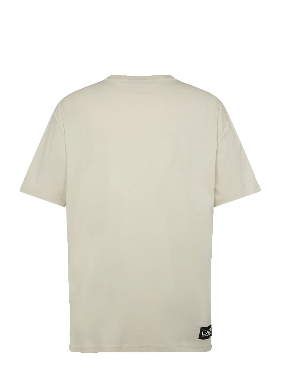 EA7 - T-SHIRT - lühikeste varrukatega t-särgid - almond milk - 1