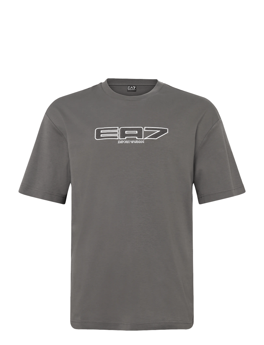 EA7 - T-SHIRT - kortærmede t-shirts - pewter - 0