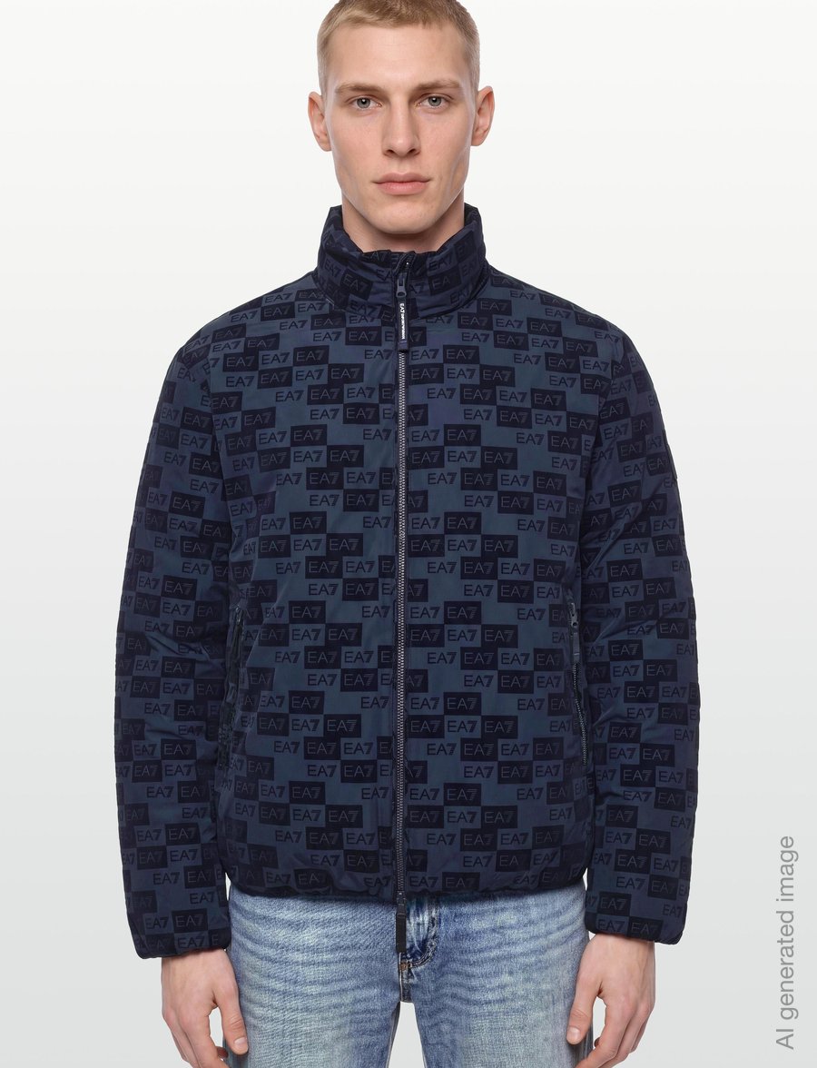 EA7 - BOMBER JACKET - fall jackets - sky captain - 4