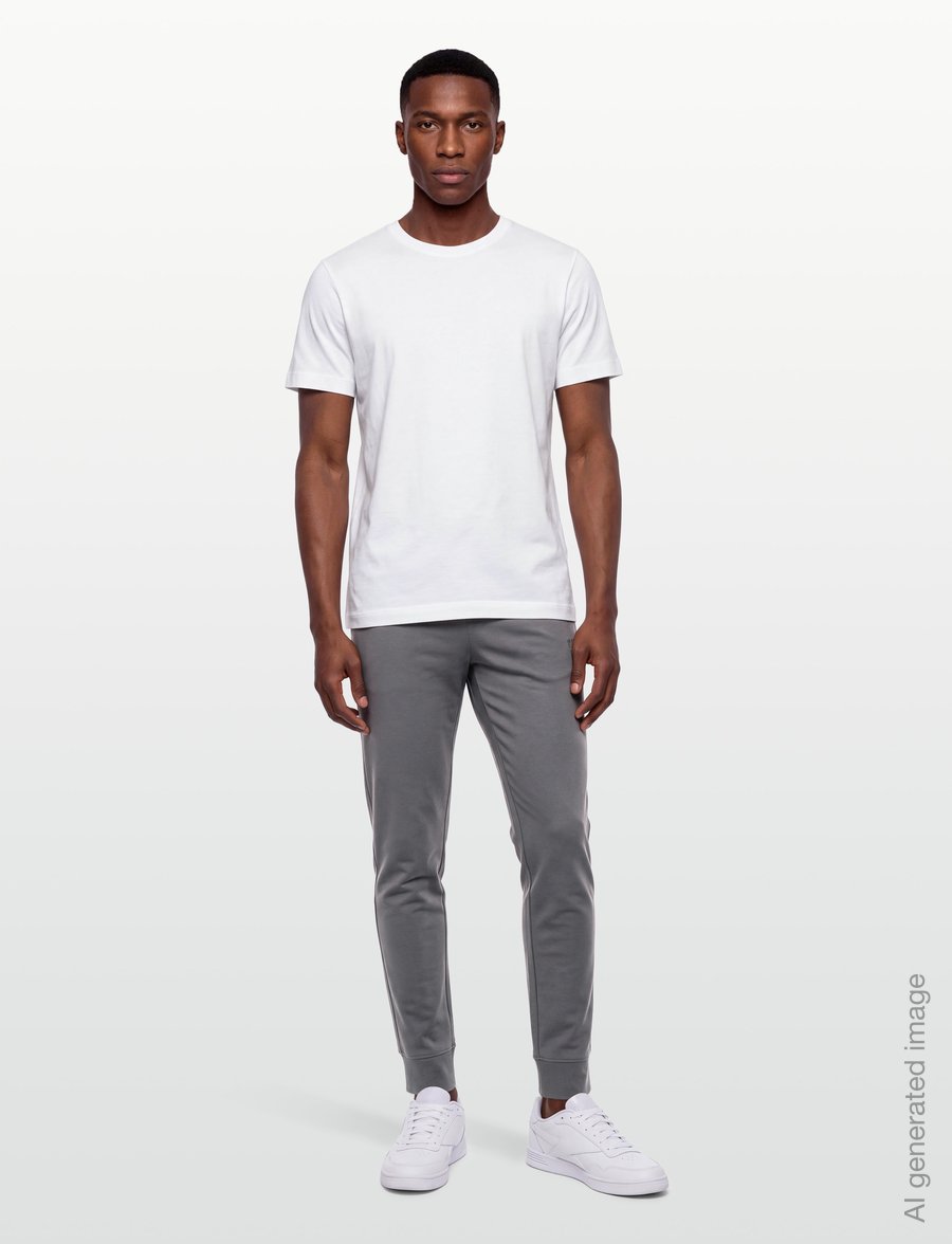 EA7 - TROUSER - sweatpants - pewter/black - 0