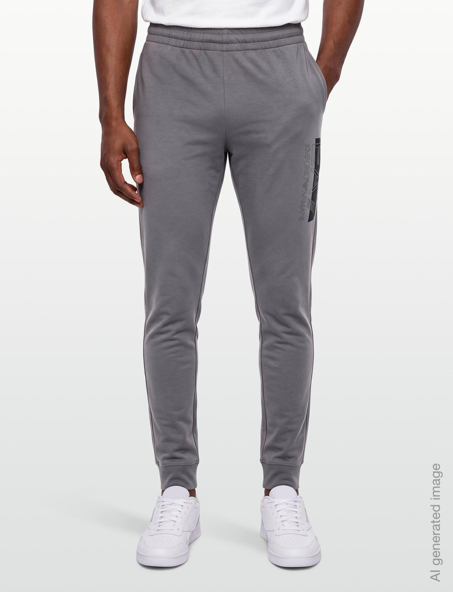 EA7 - TROUSER - sweatpants - pewter/black - 3