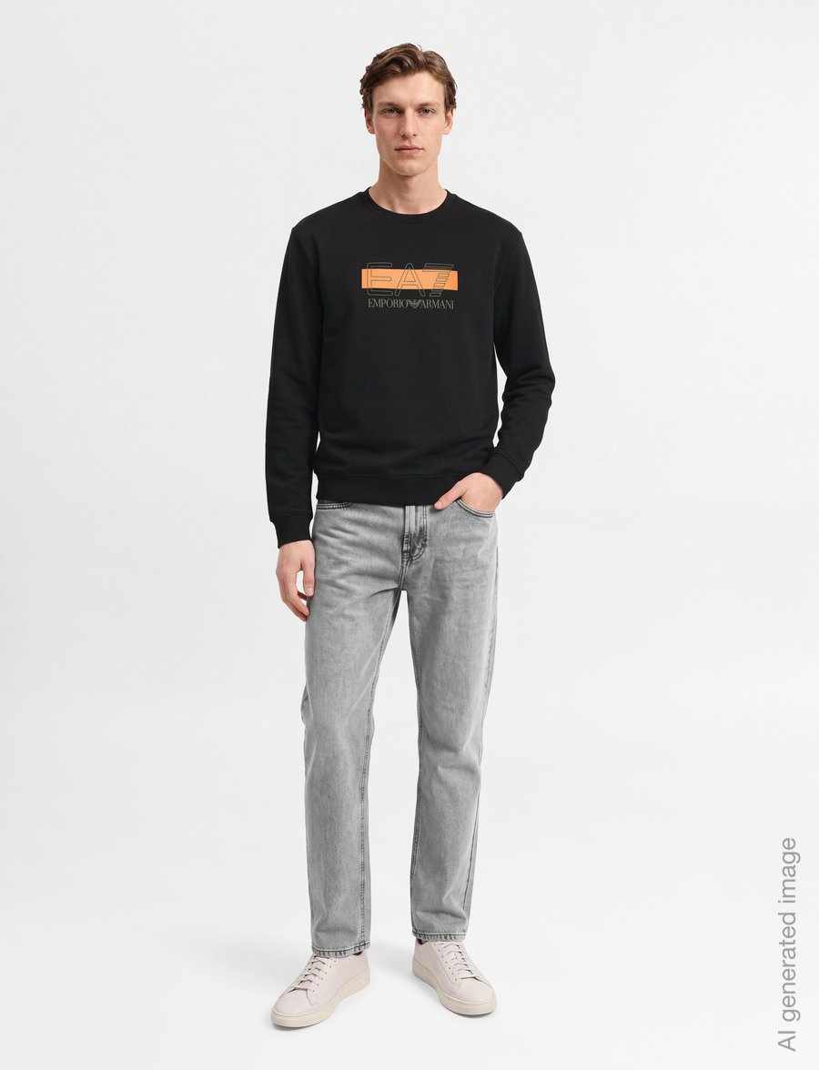 EA7 - SWEATSHIRT - sweatshirts - black - 0