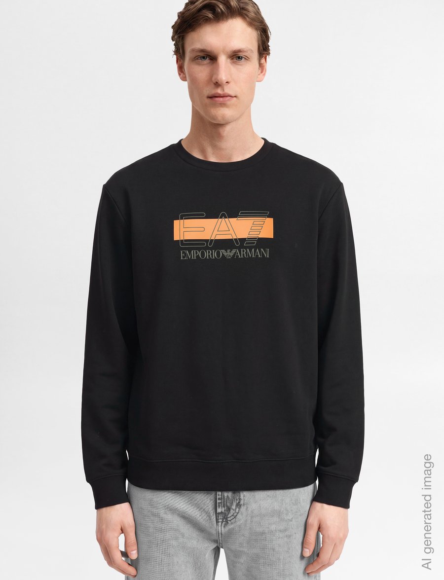 EA7 - SWEATSHIRT - sweatshirts - black - 3
