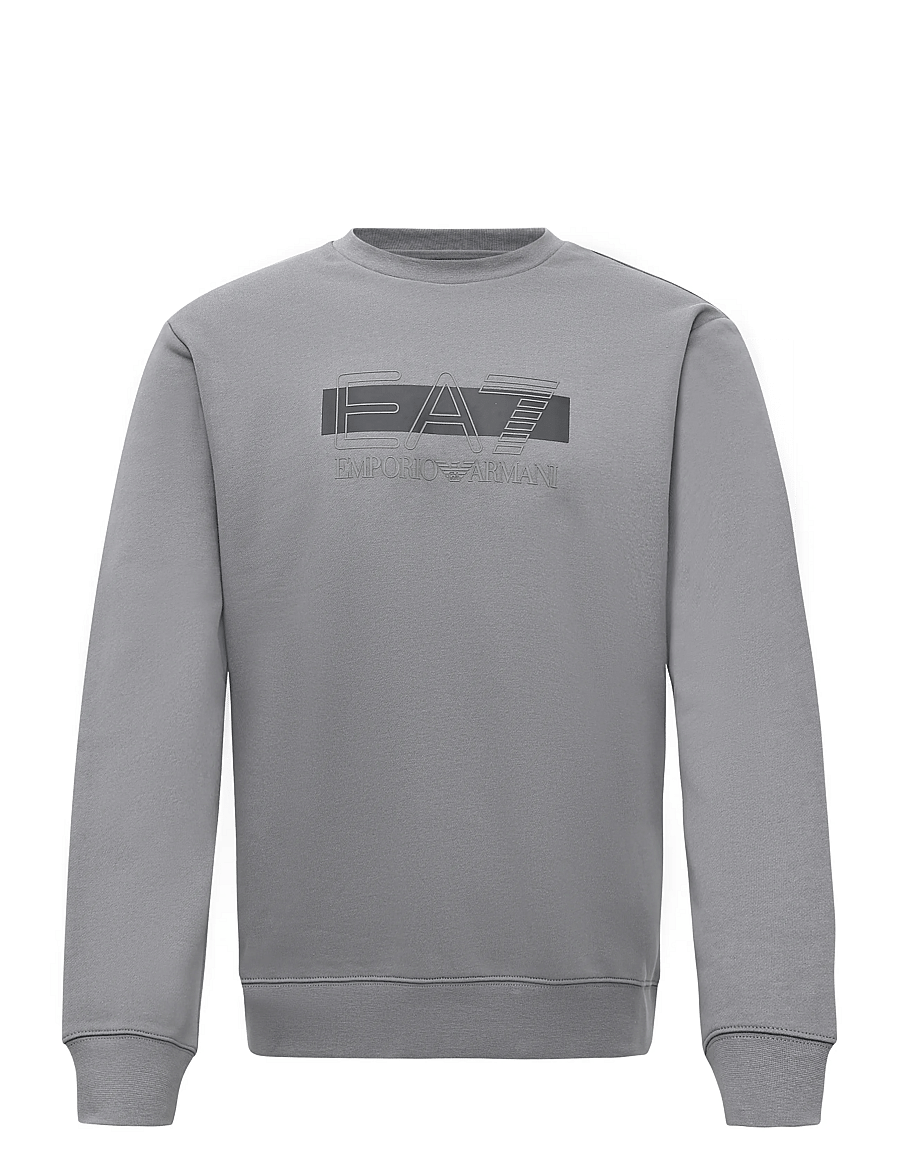 EA7 - SWEATSHIRT - sweatshirts - pewter/black - 0